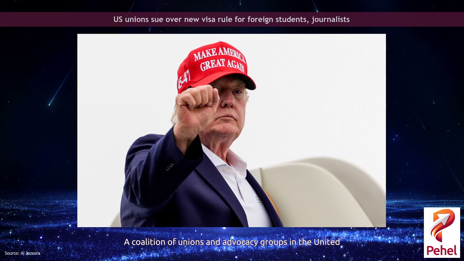 US unions sue over new visa rule for foreign students, journalists