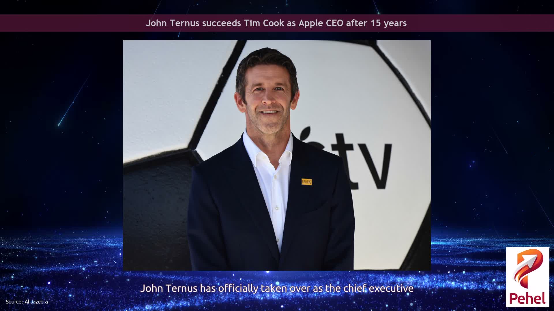 John Ternus succeeds Tim Cook as Apple CEO after 15 years