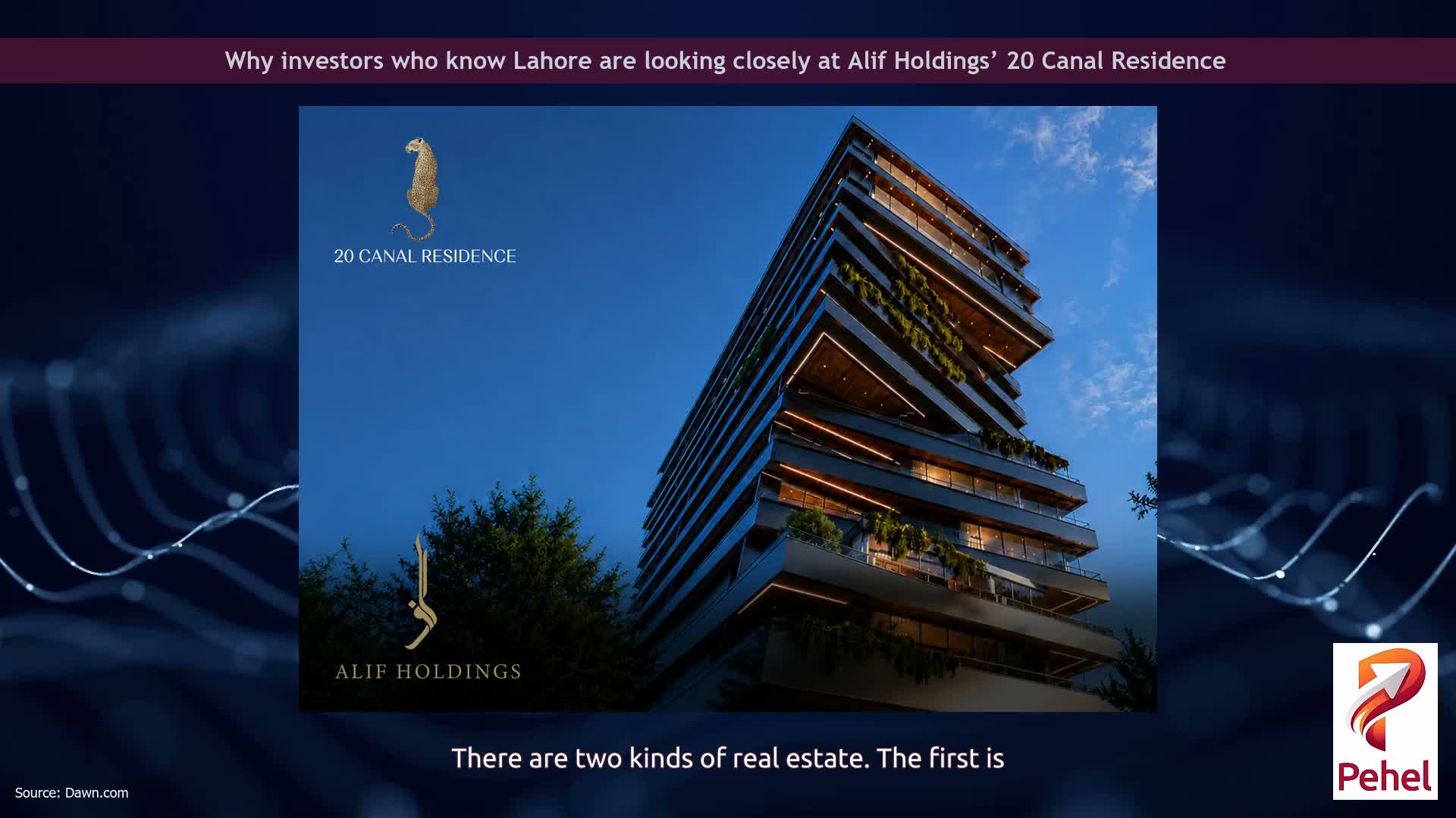 Why investors who know Lahore are looking closely at Alif Holdings’ 20 Canal Residence