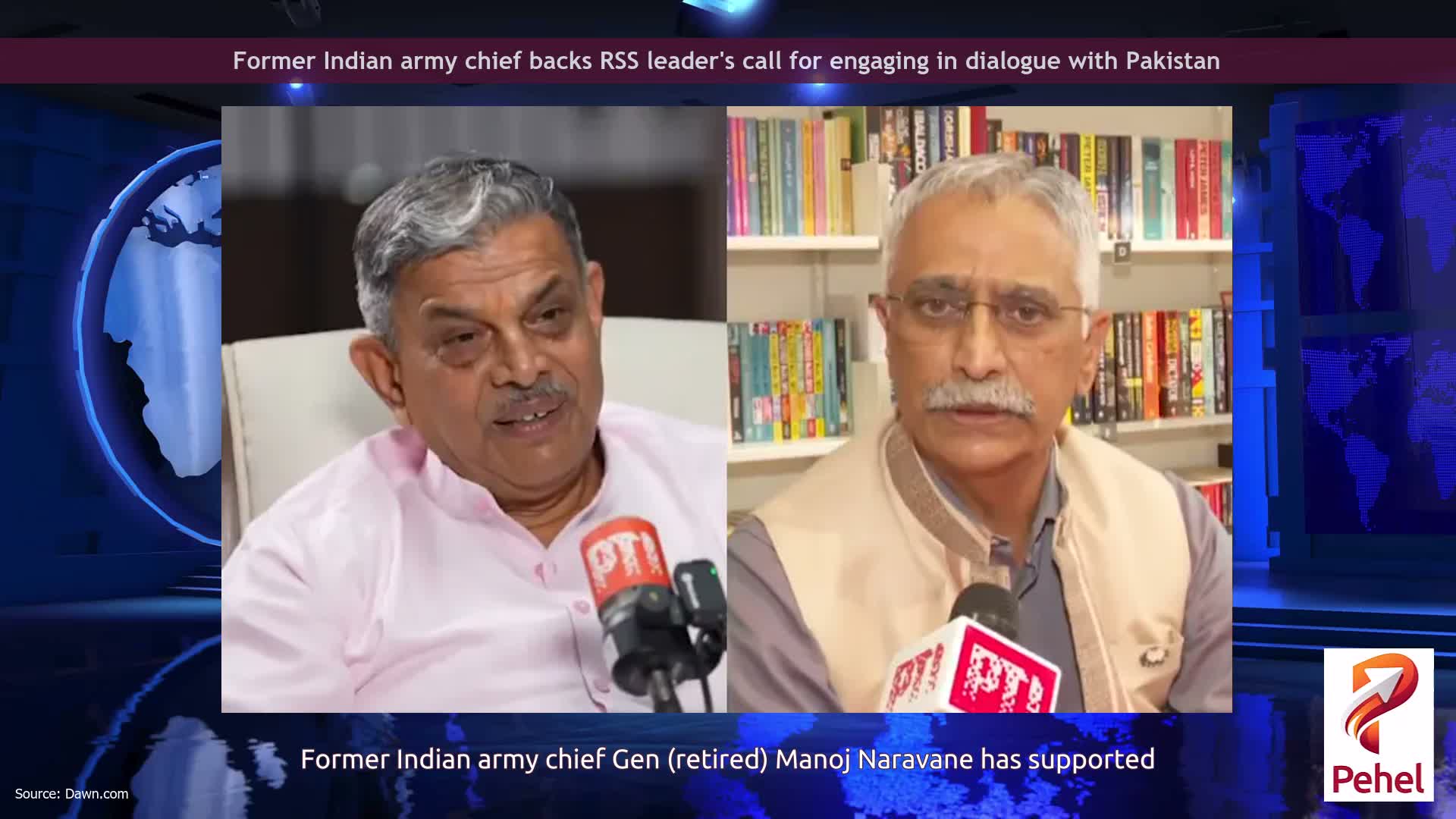 Former Indian army chief backs RSS leader's call for engaging in dialogue with Pakistan