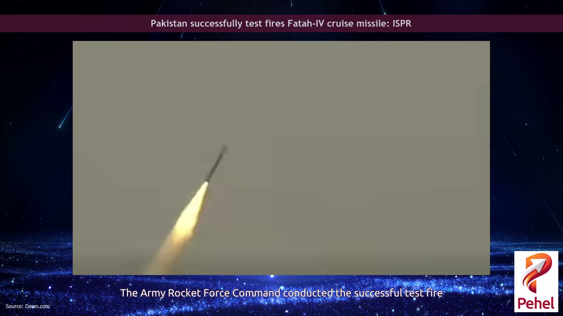 Pakistan successfully test fires Fatah-IV cruise missile: ISPR