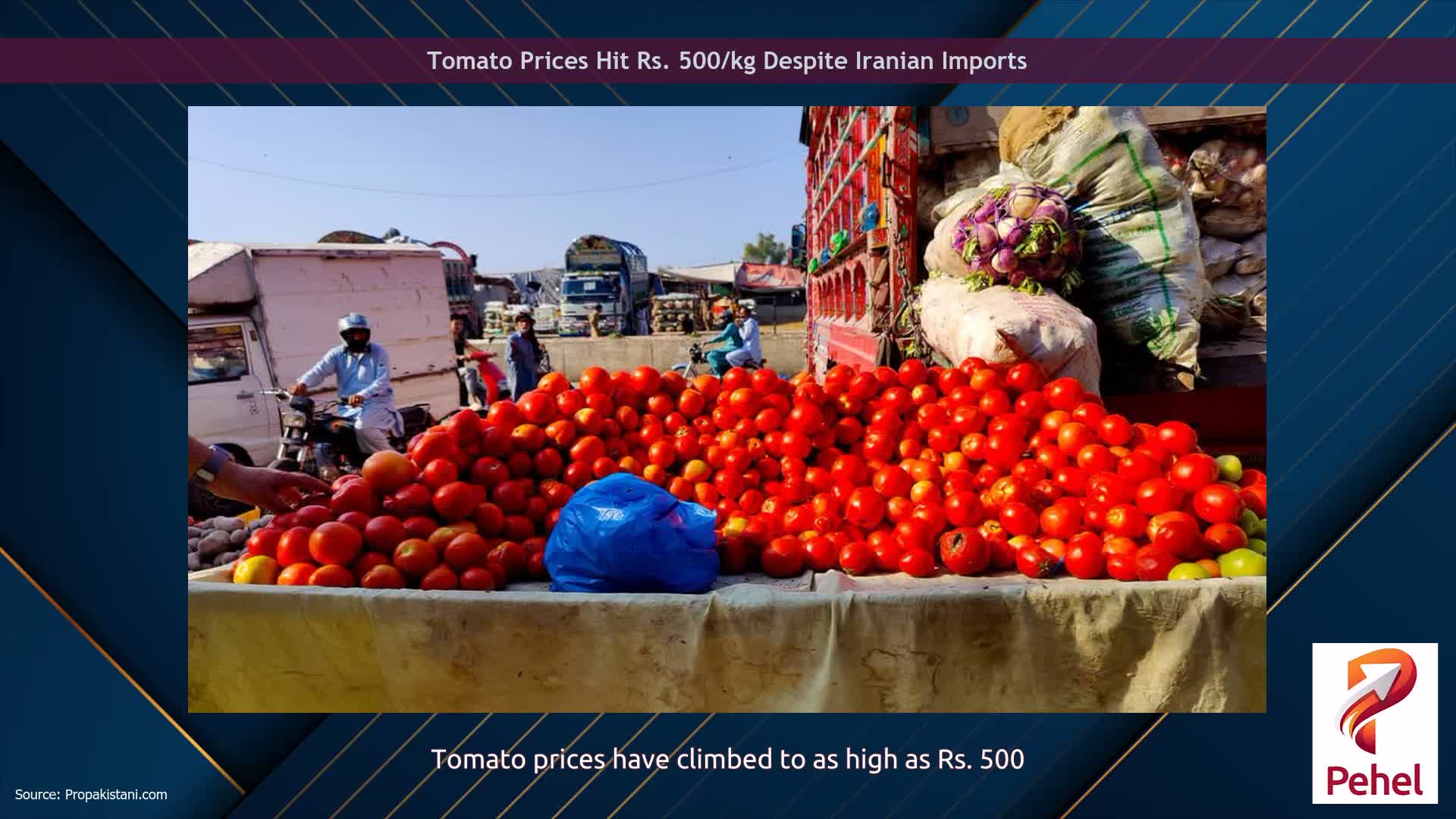 Tomato Prices Hit Rs. 500/kg Despite Iranian Imports