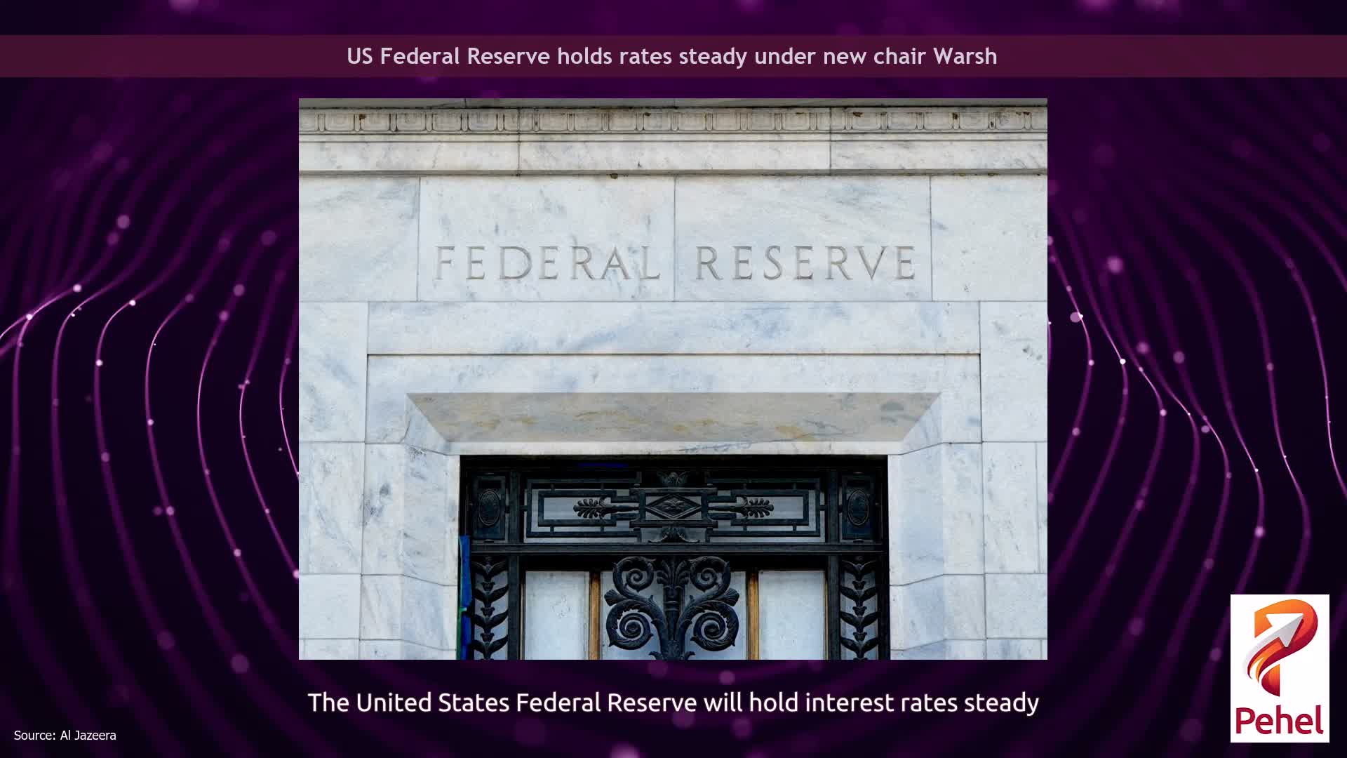 US Federal Reserve holds rates steady under new chair Warsh