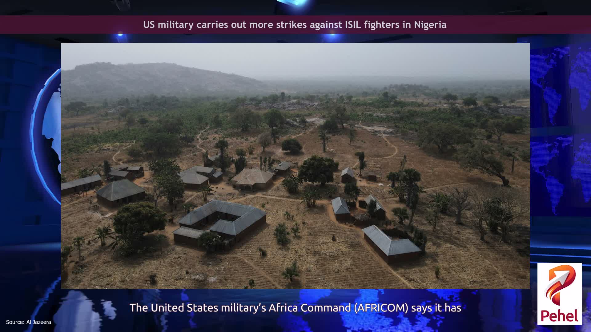 US military carries out more strikes against ISIL fighters in Nigeria