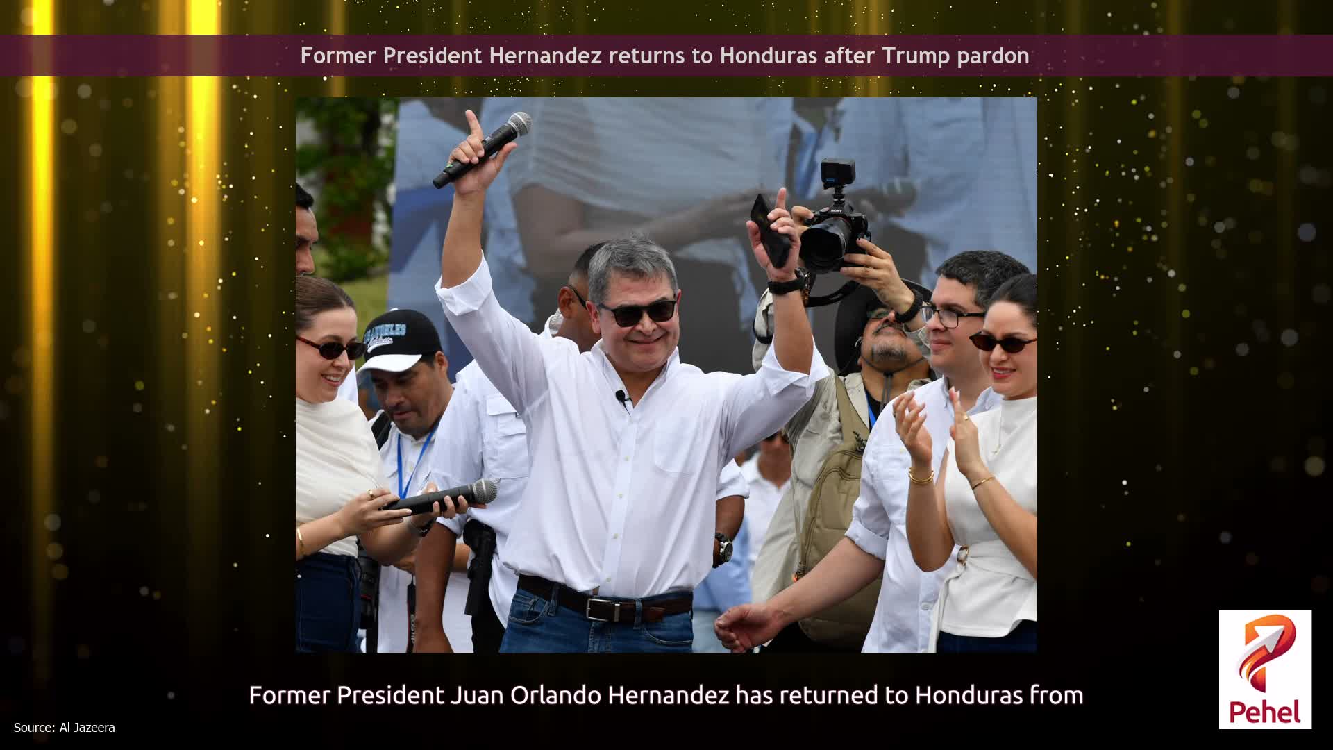 Former President Hernandez returns to Honduras after Trump pardon