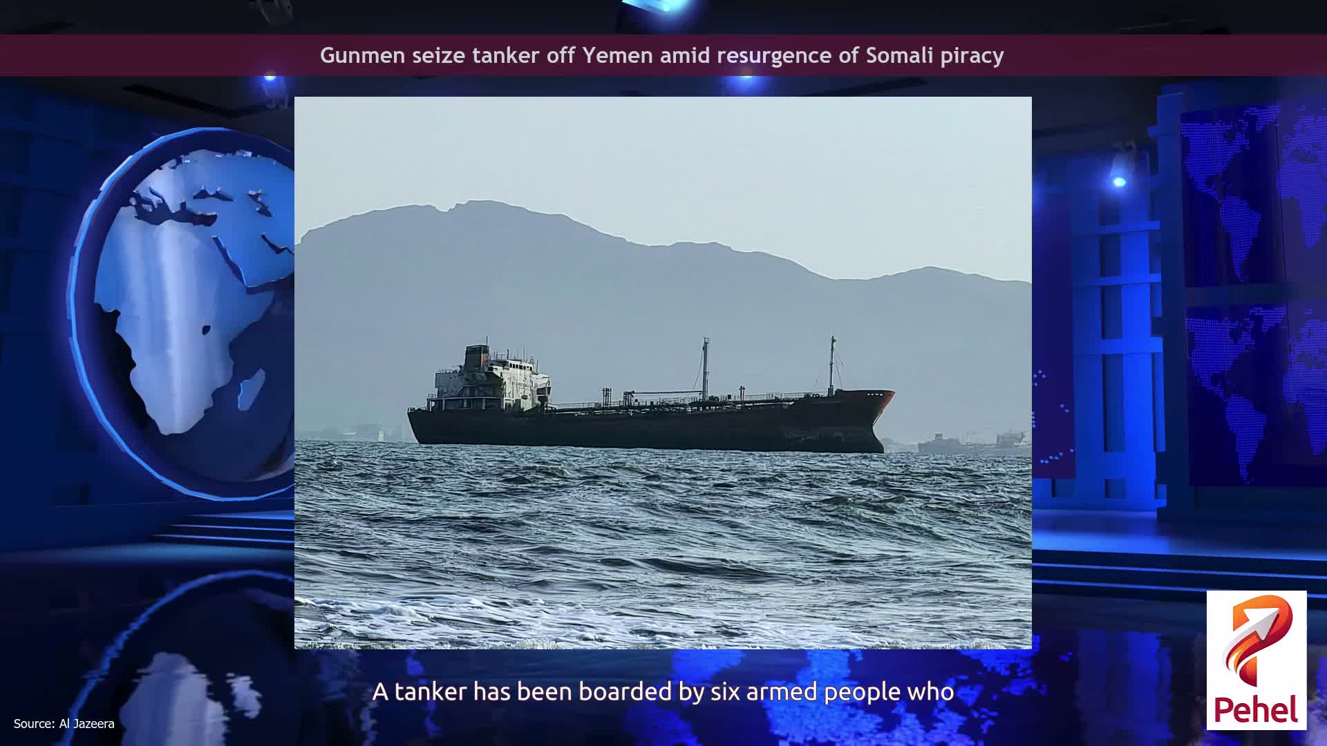 Gunmen seize tanker off Yemen amid resurgence of Somali piracy