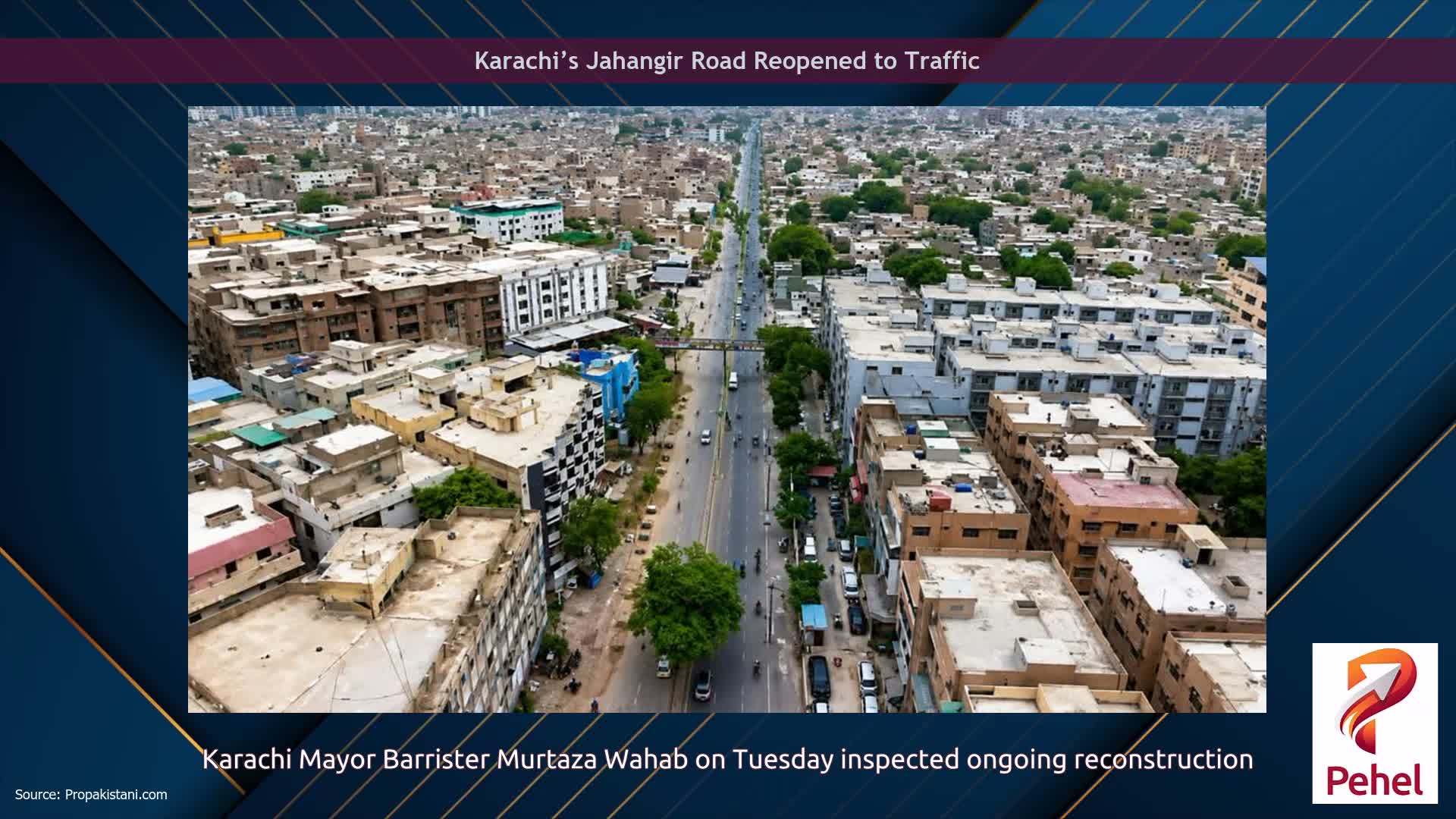 Karachi’s Jahangir Road Reopened to Traffic
