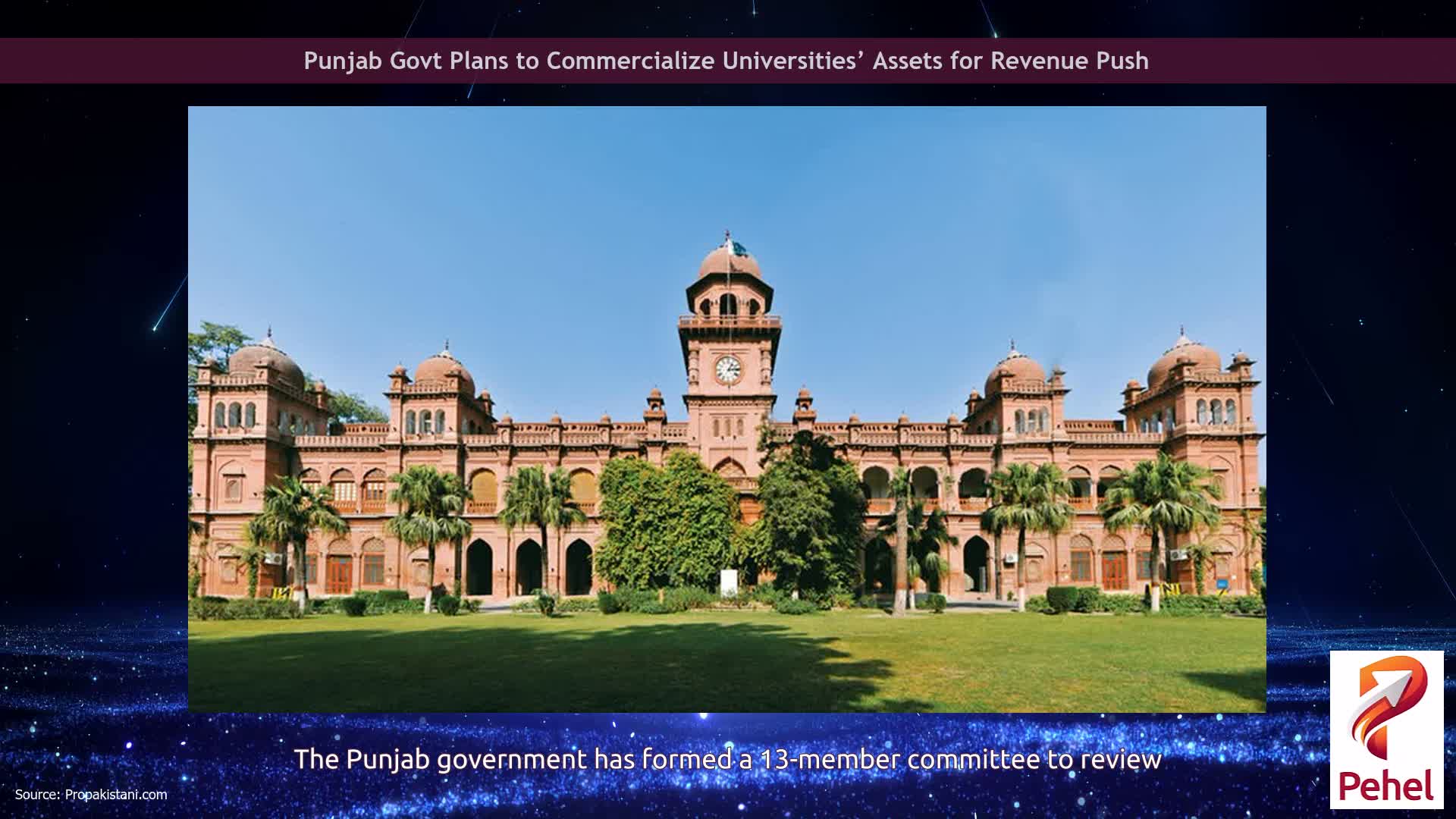 Punjab Govt Plans to Commercialize Universities’ Assets for Revenue Push