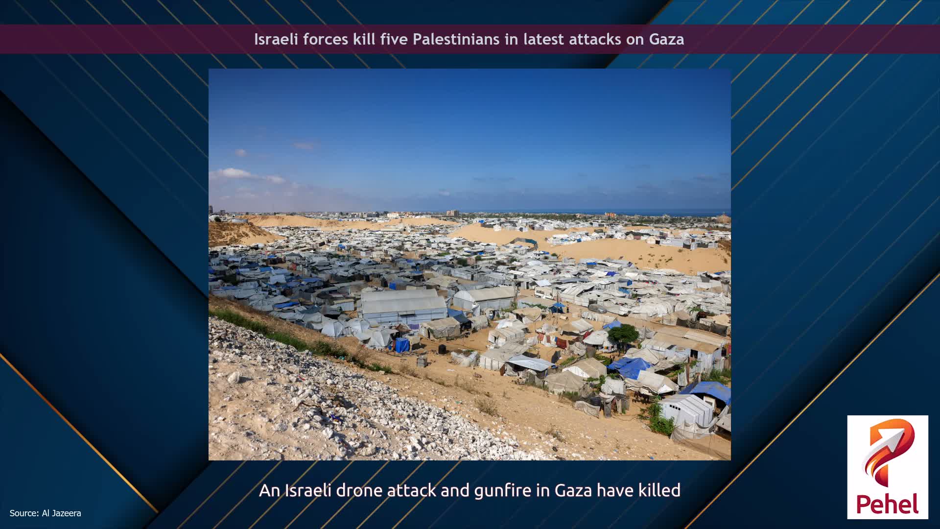 Israeli forces kill five Palestinians in latest attacks on Gaza
