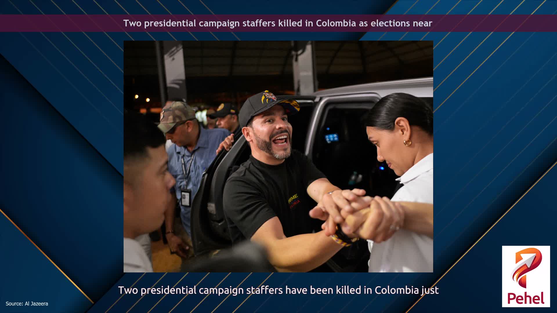 Two presidential campaign staffers killed in Colombia as elections near