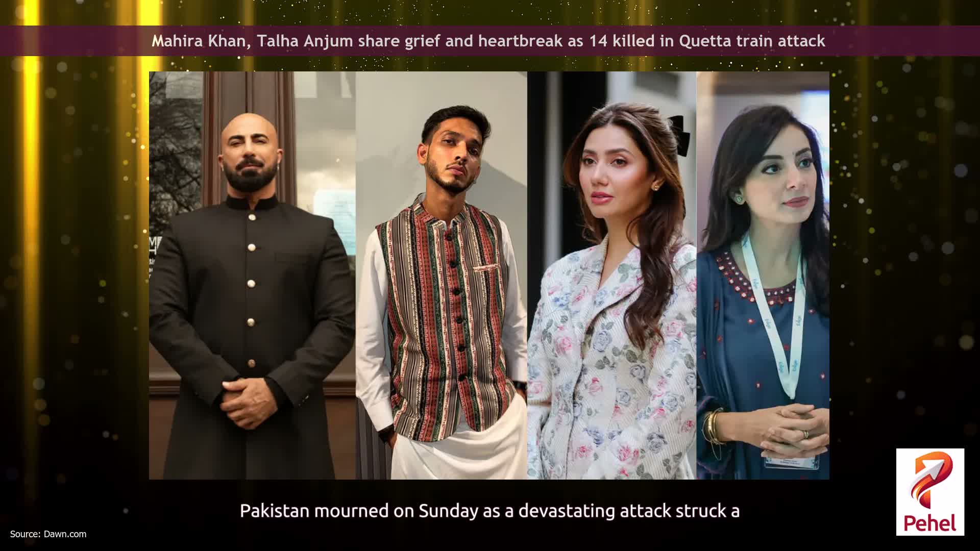 Mahira Khan, Talha Anjum share grief and heartbreak as 14 killed in Quetta train attack