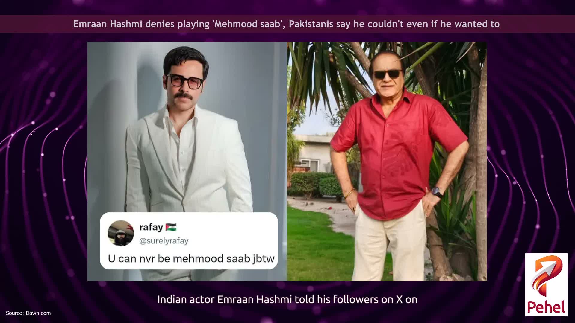 Emraan Hashmi denies playing 'Mehmood saab', Pakistanis say he couldn't even if he wanted to