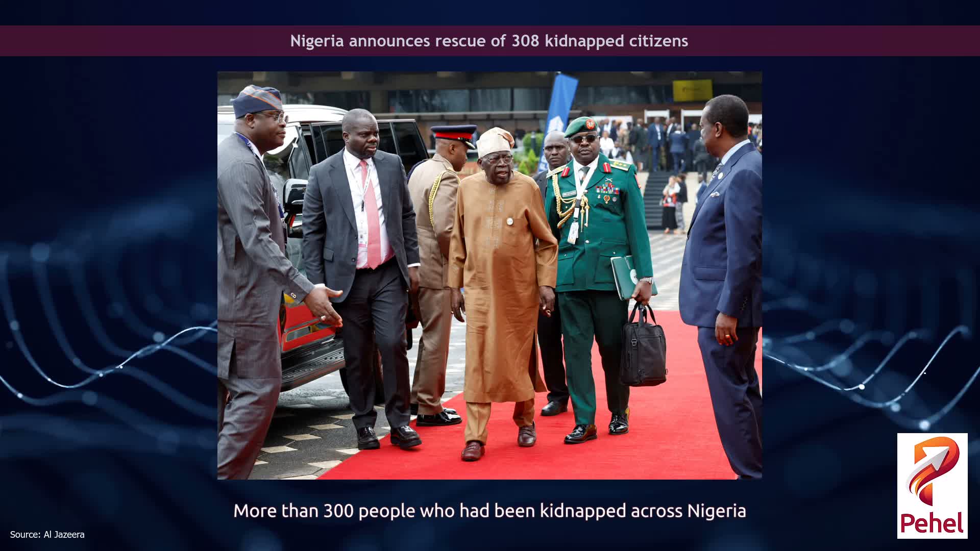 Nigeria announces rescue of 308 kidnapped citizens