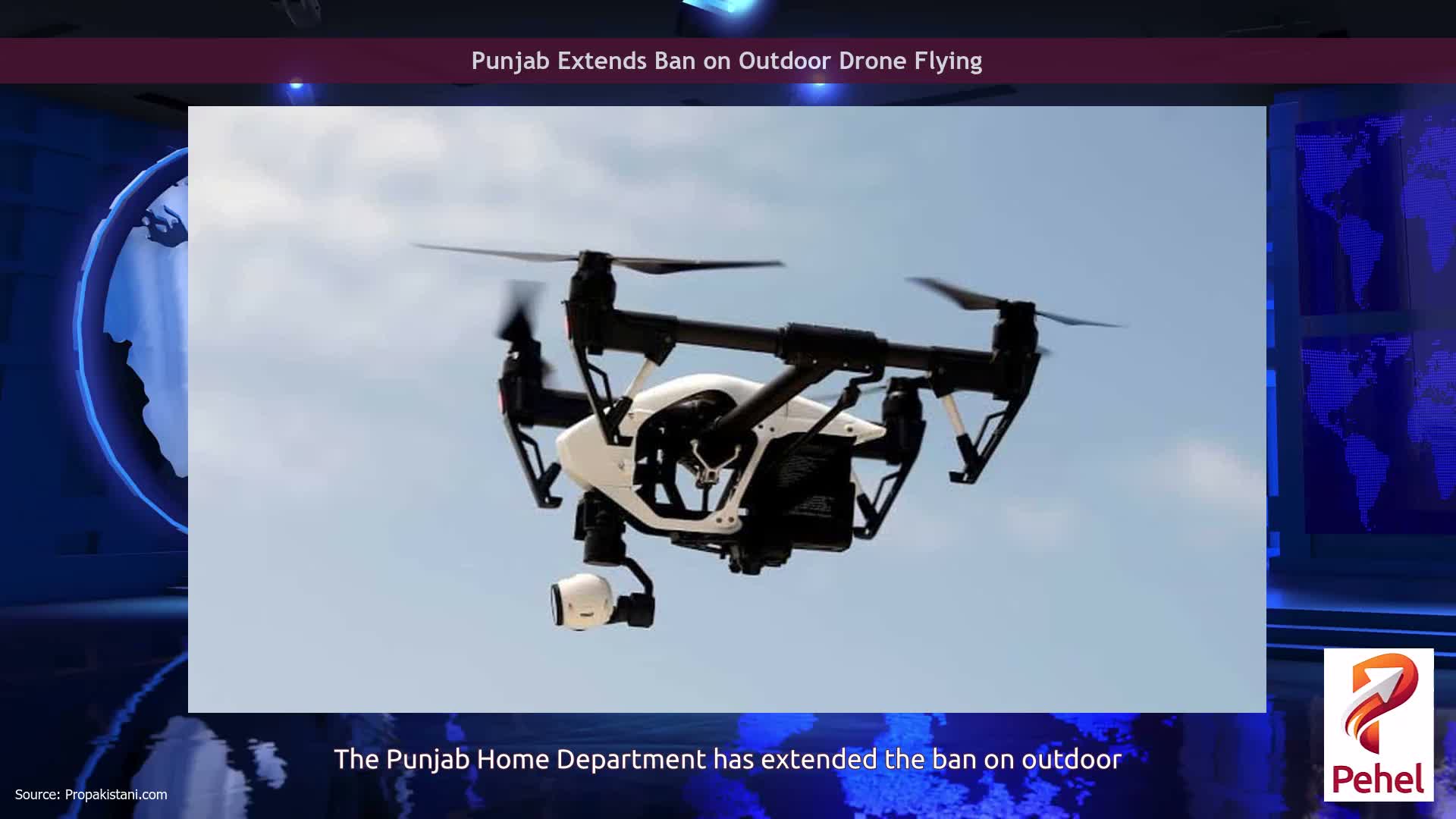 Punjab Extends Ban on Outdoor Drone Flying