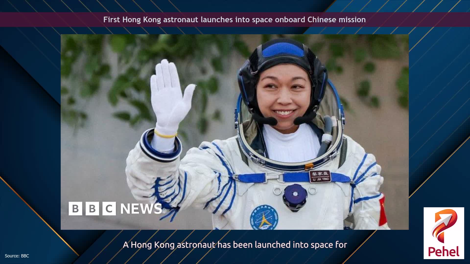First Hong Kong astronaut launches into space onboard Chinese mission