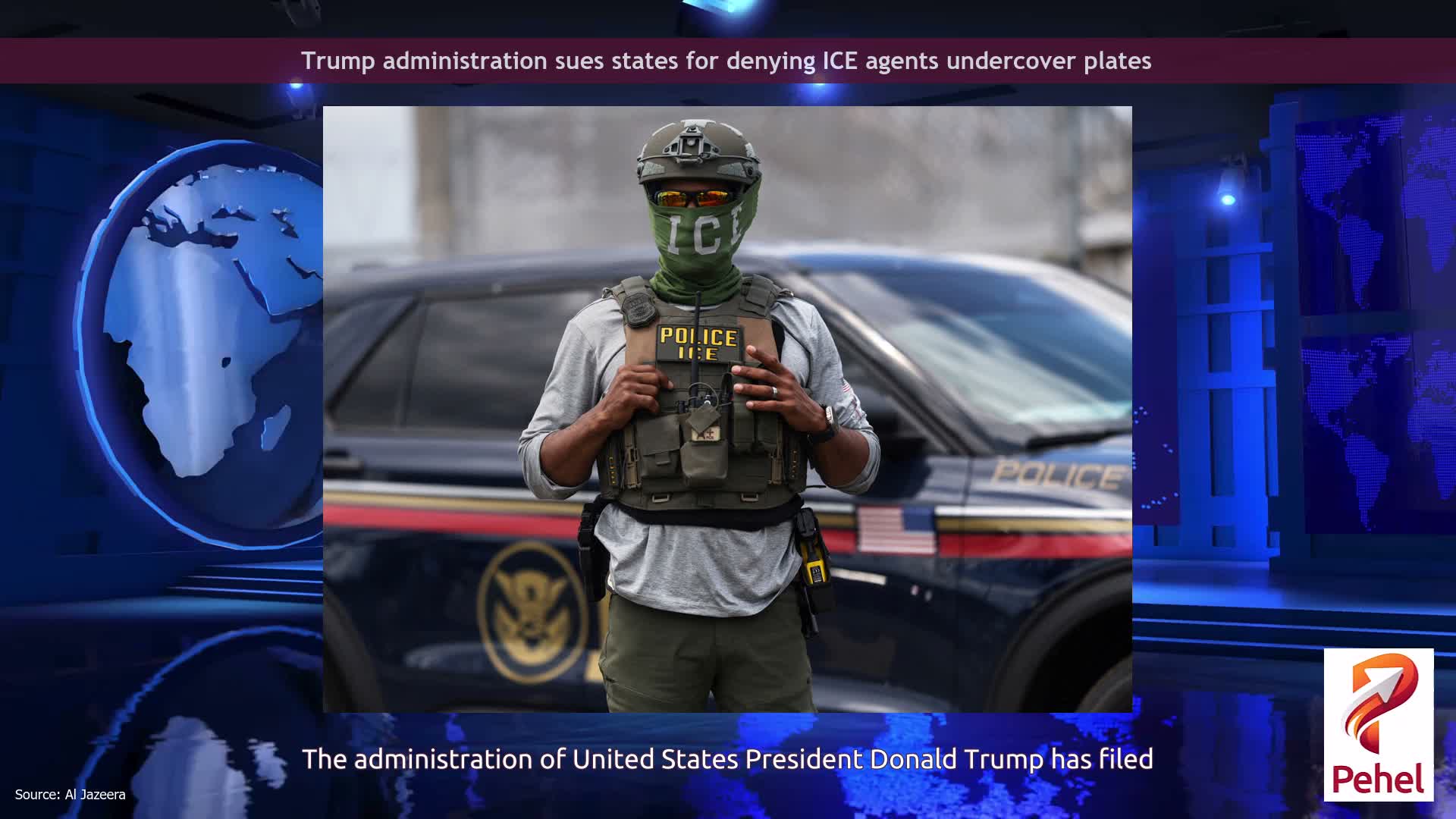 Trump administration sues states for denying ICE agents undercover plates