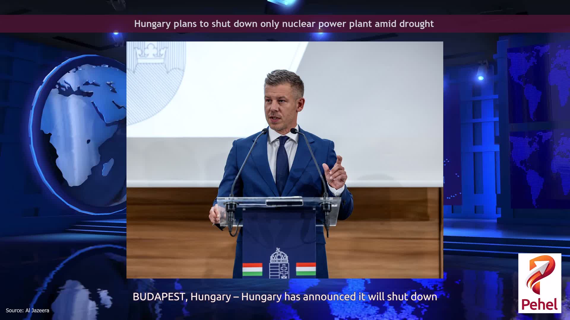 Hungary plans to shut down only nuclear power plant amid drought