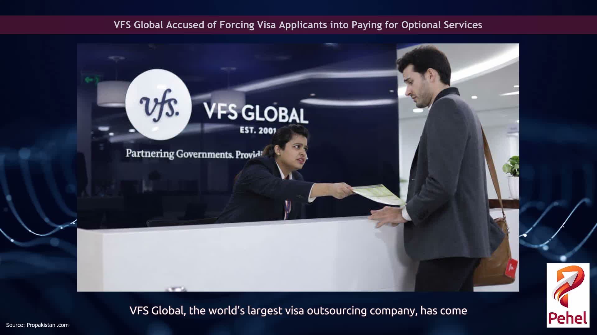 VFS Global Accused of Forcing Visa Applicants into Paying for Optional Services