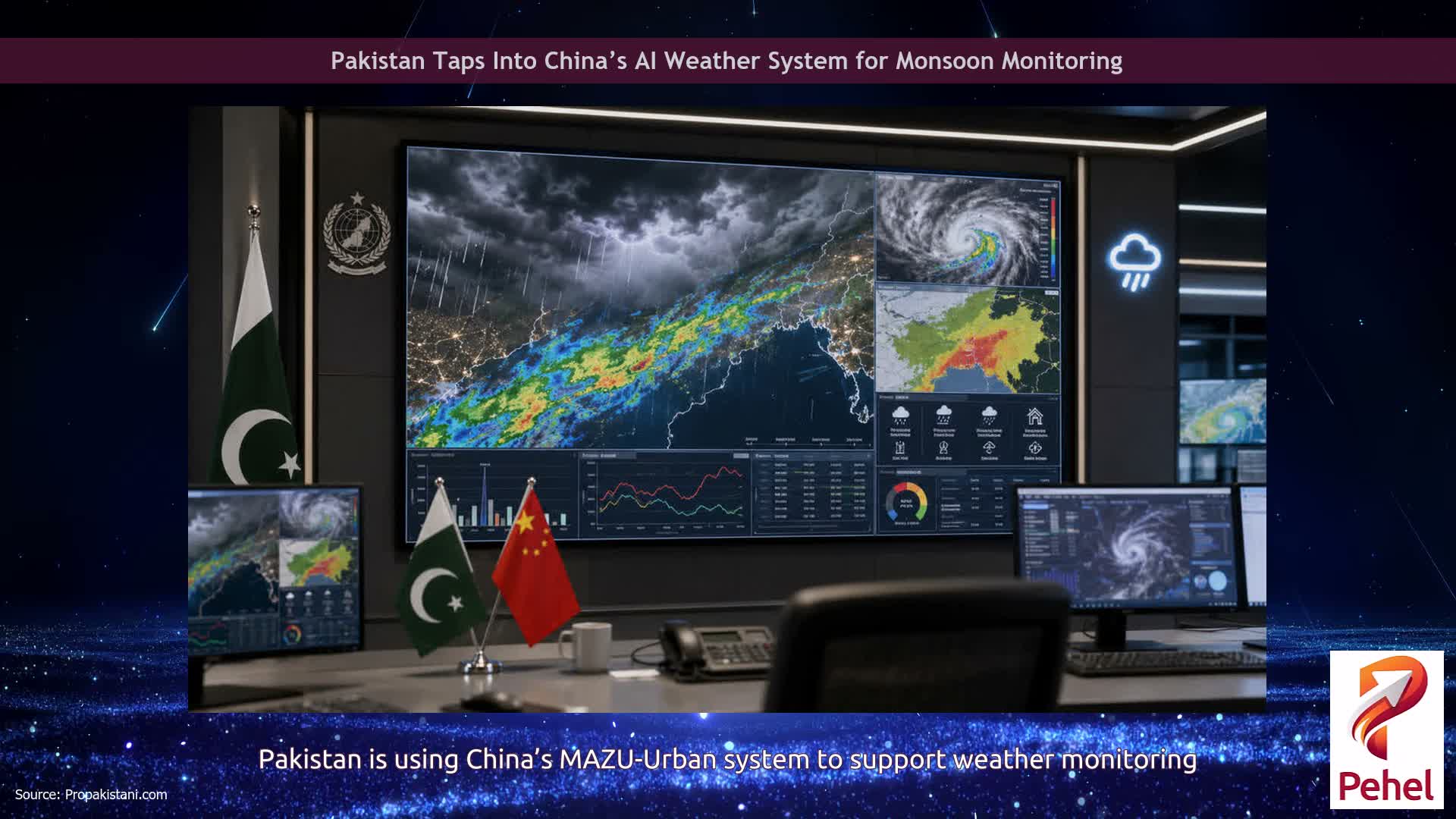 Pakistan Taps Into China’s AI Weather System for Monsoon Monitoring