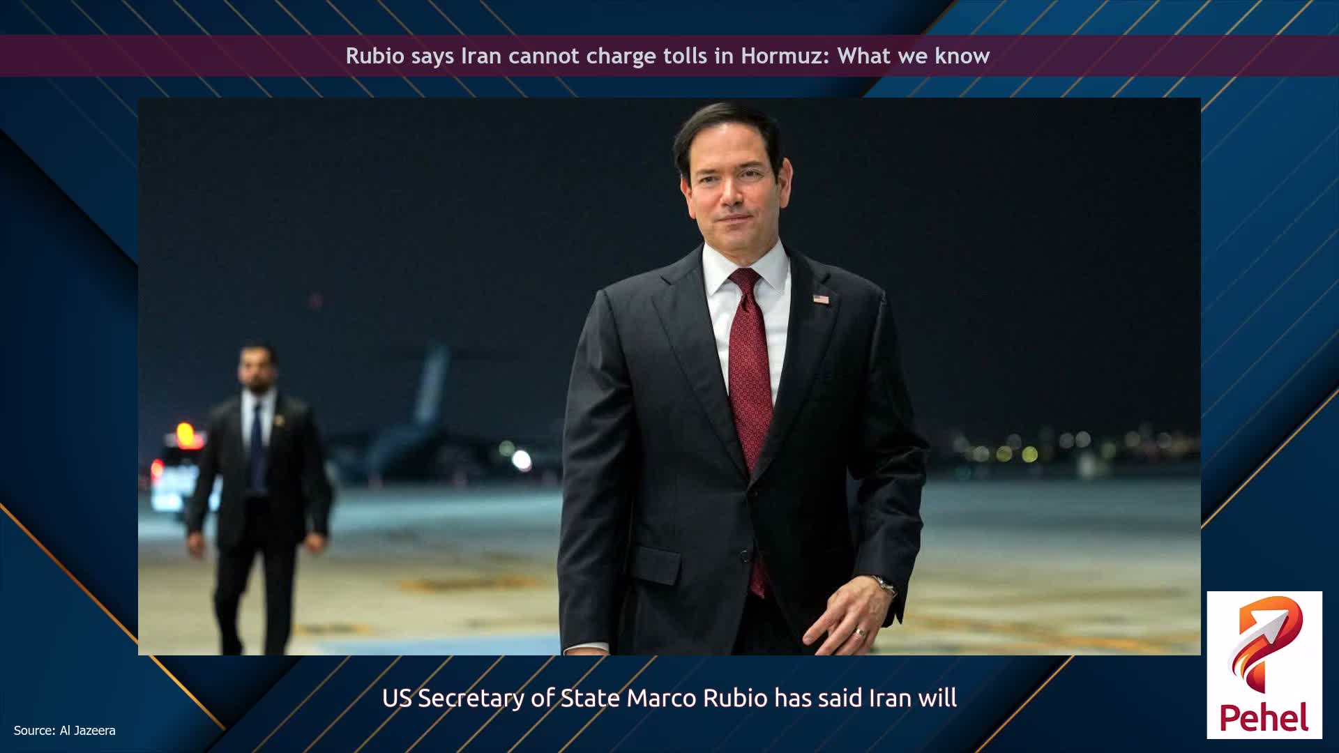 Rubio says Iran cannot charge tolls in Hormuz: What we know