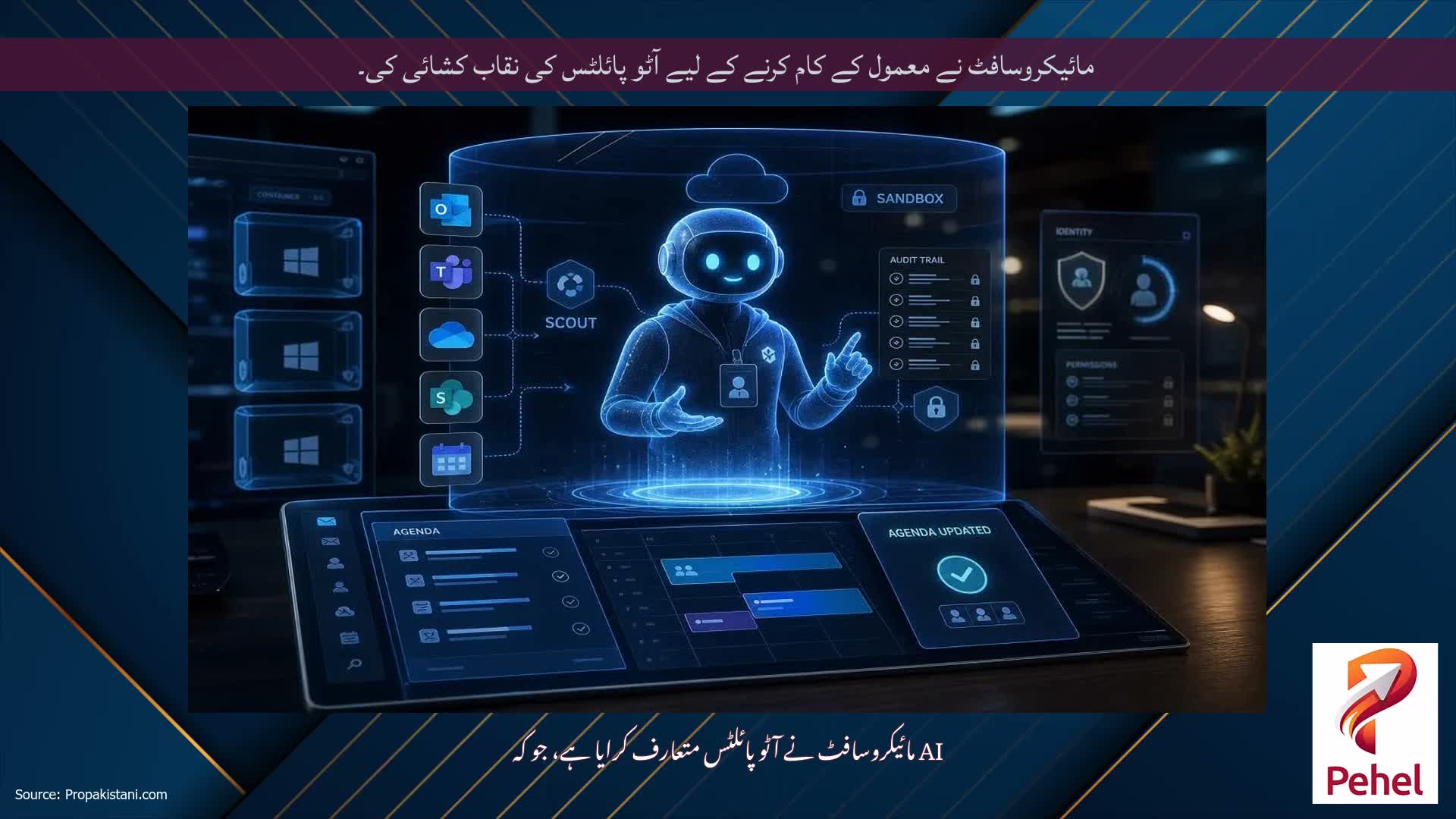 مائیکروسافٹ نے معمول کے کام کرنے کے لیے آٹو پائلٹس کی نقاب کشائی کی۔