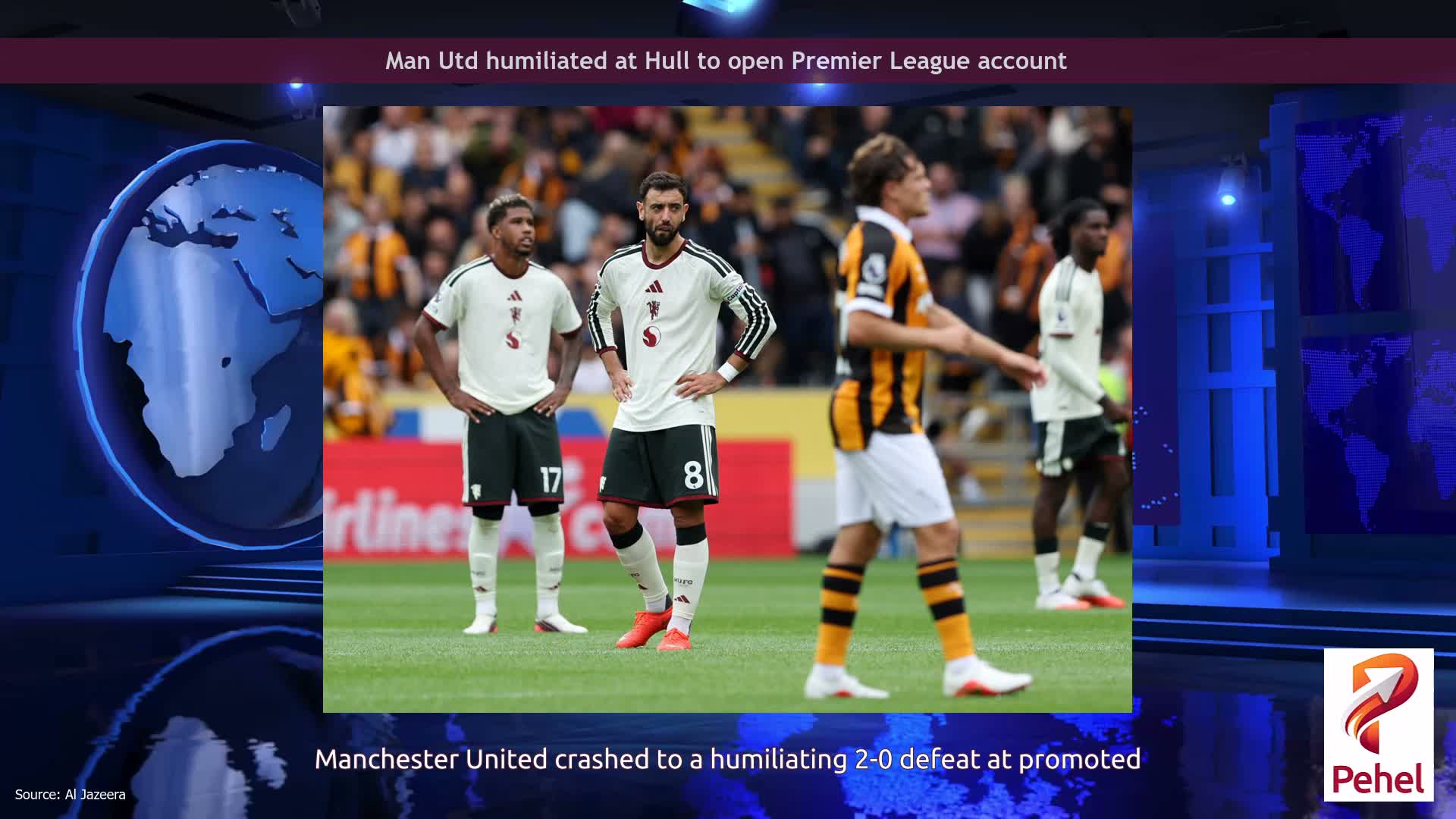 Man Utd humiliated at Hull to open Premier League account