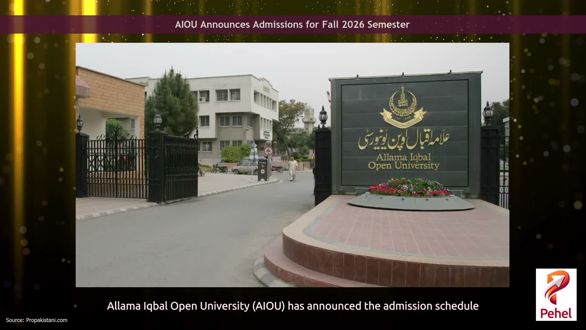 AIOU Announces Admissions for Fall 2026 Semester