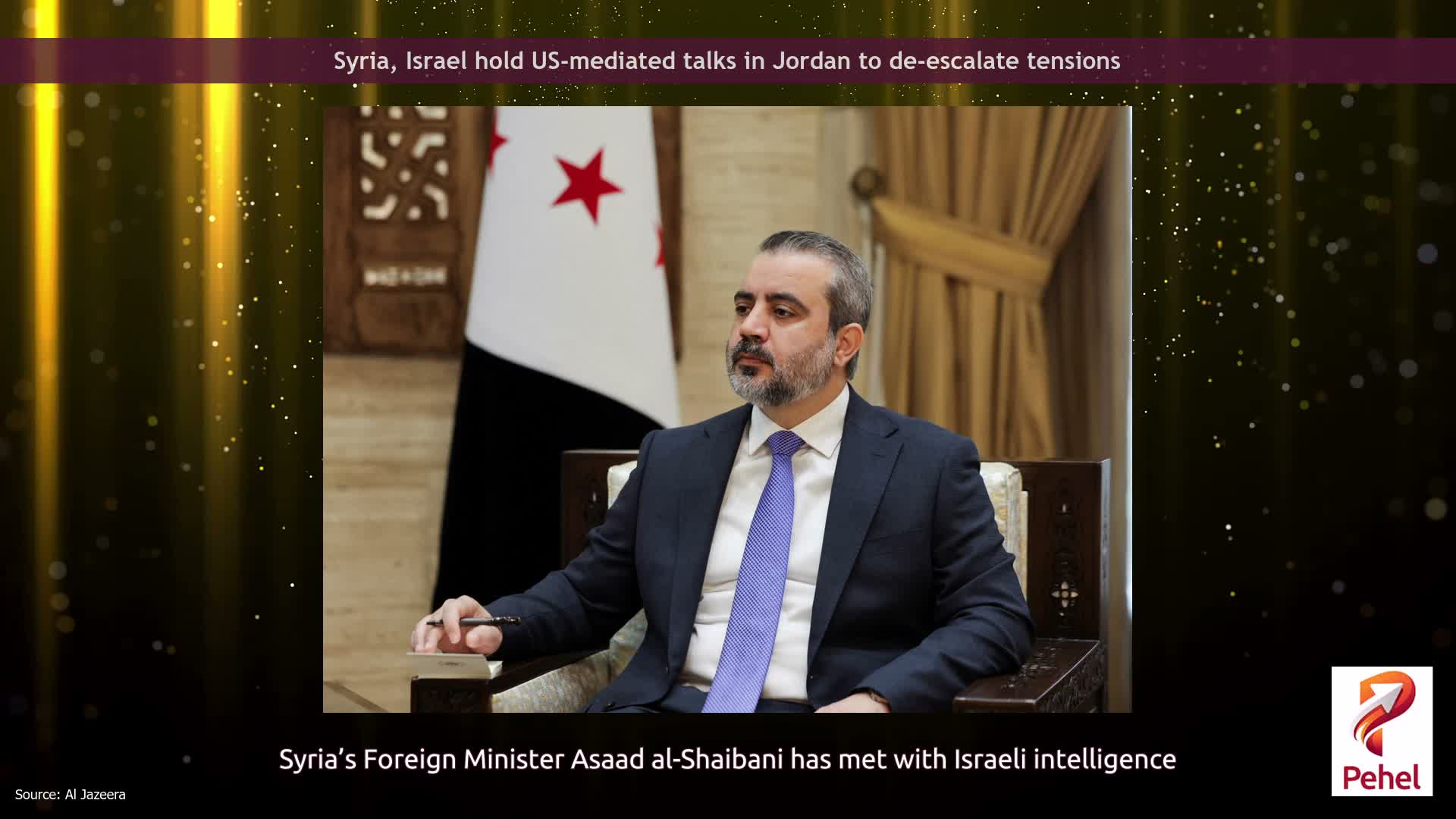 Syria, Israel hold US-mediated talks in Jordan to de-escalate tensions