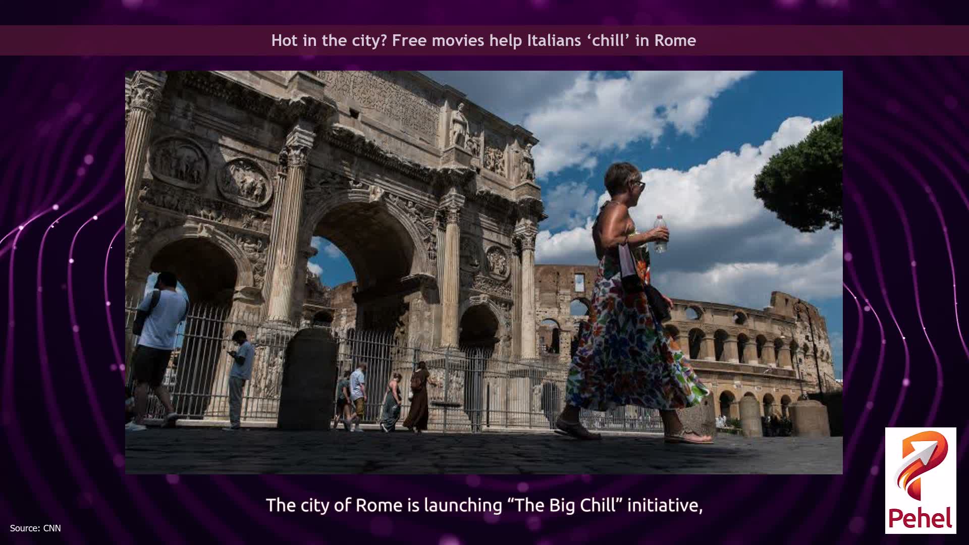 Hot in the city? Free movies help Italians ‘chill’ in Rome