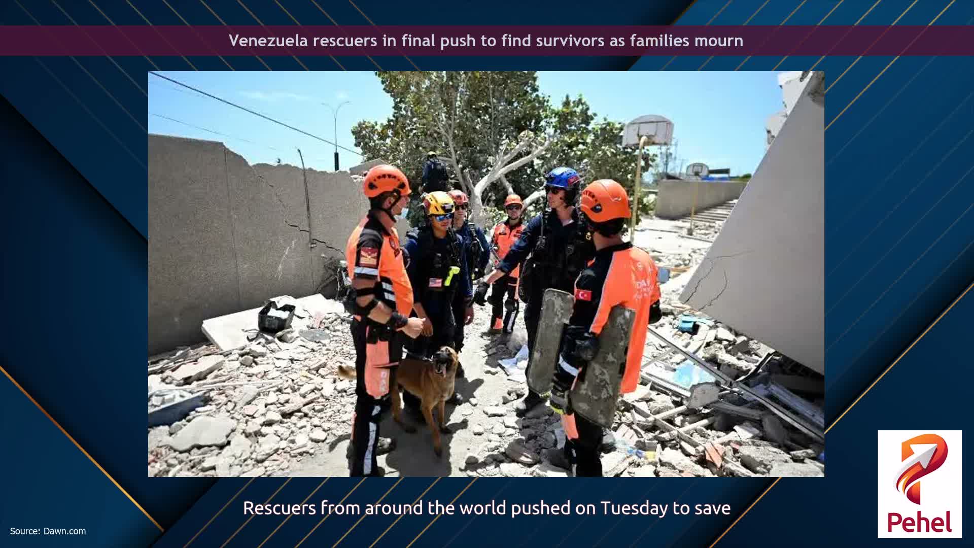 Venezuela rescuers in final push to find survivors as families mourn