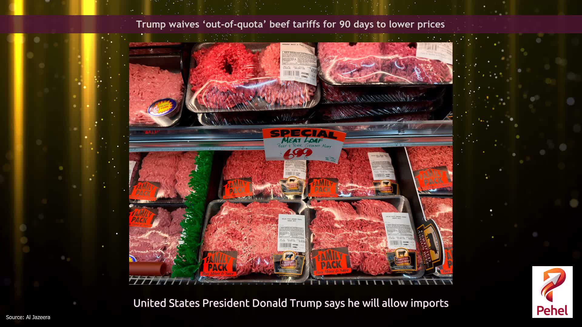 Trump waives ‘out-of-quota’ beef tariffs for 90 days to lower prices