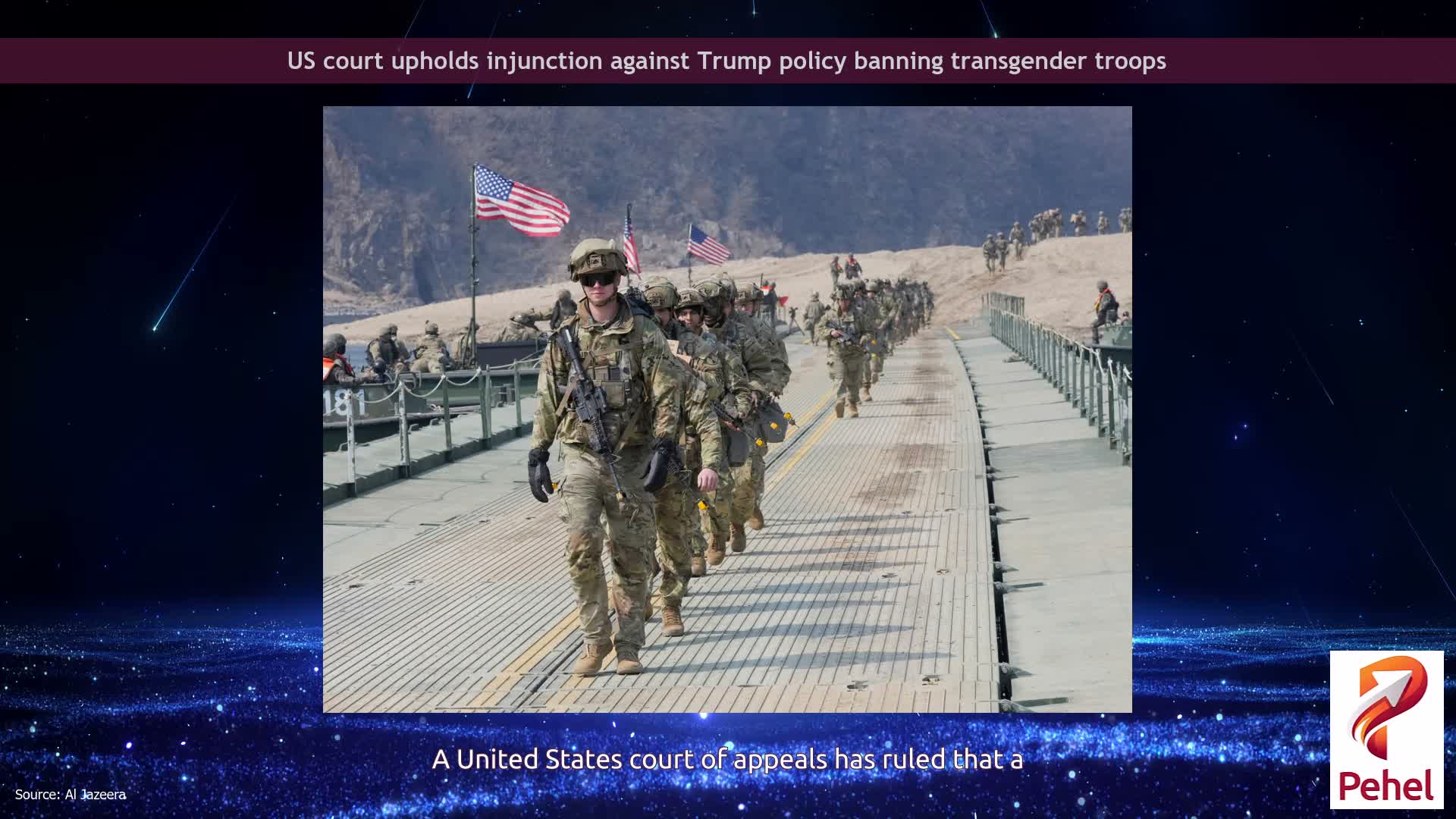 US court upholds injunction against Trump policy banning transgender troops