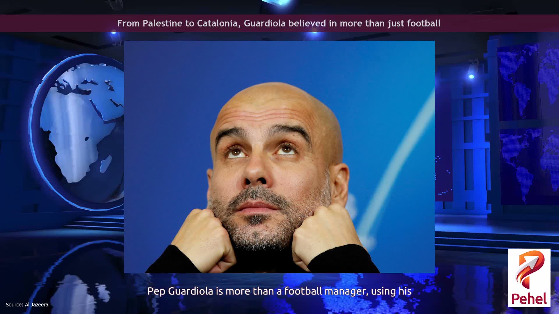 From Palestine to Catalonia, Guardiola believed in more than just football