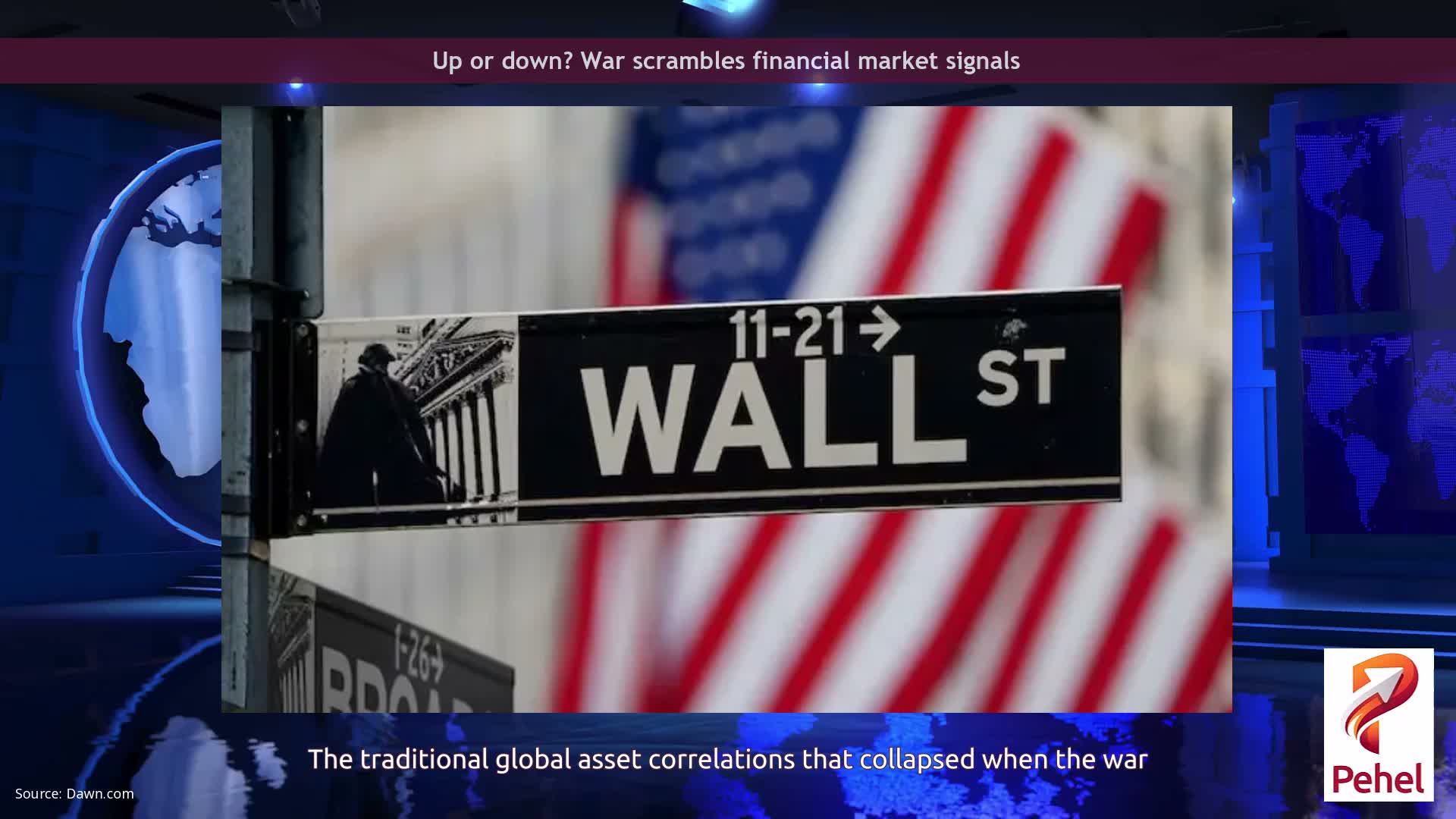 Up or down? War scrambles financial market signals