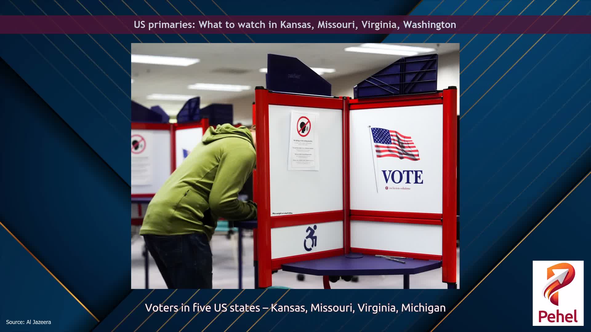 US primaries: What to watch in Kansas, Missouri, Virginia, Washington