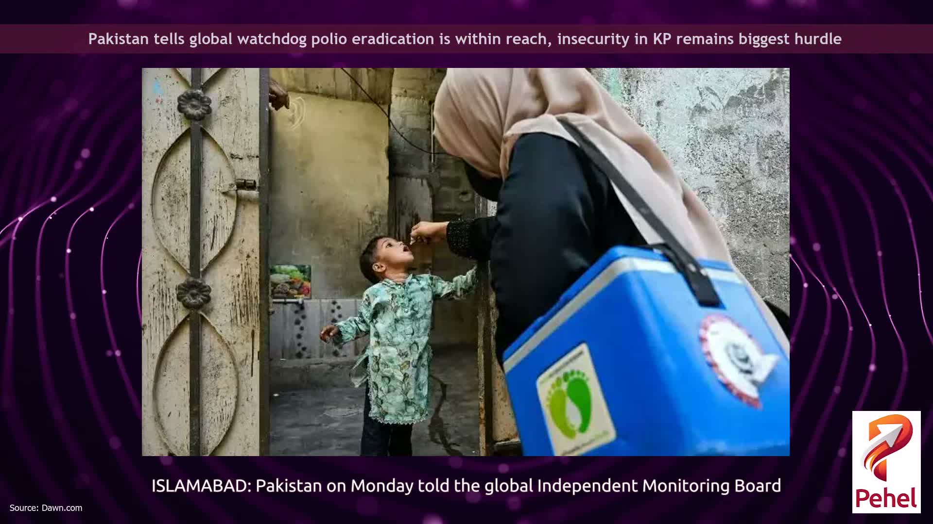 Pakistan tells global watchdog polio eradication is within reach, insecurity in KP remains biggest hurdle