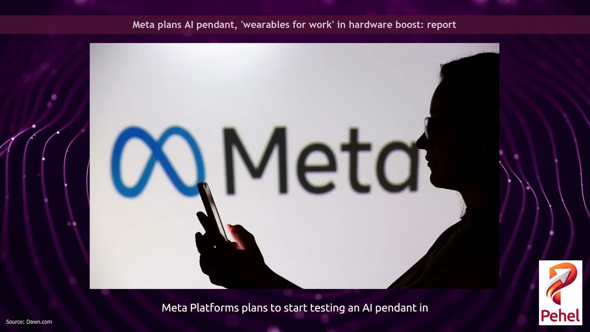 Meta plans AI pendant, 'wearables for work' in hardware boost: report