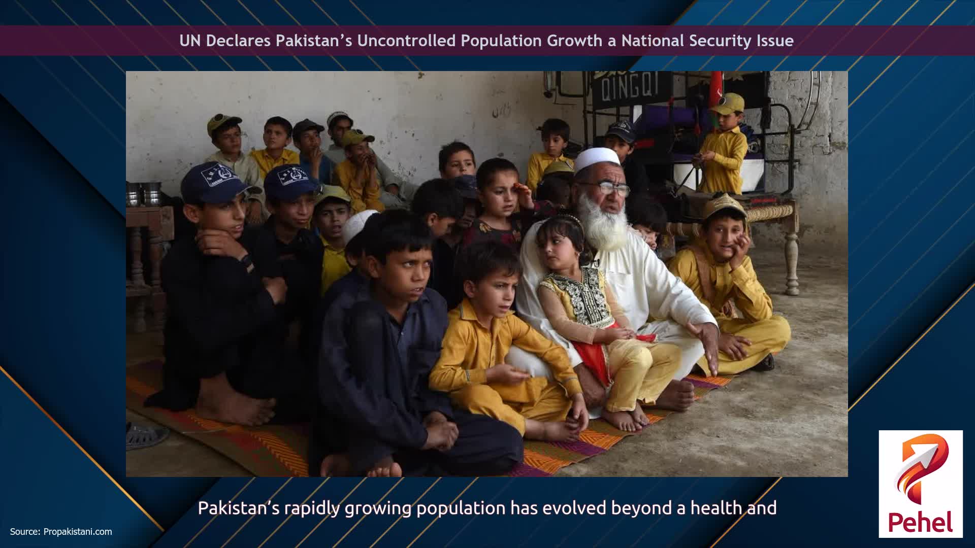 UN Declares Pakistan’s Uncontrolled Population Growth a National Security Issue