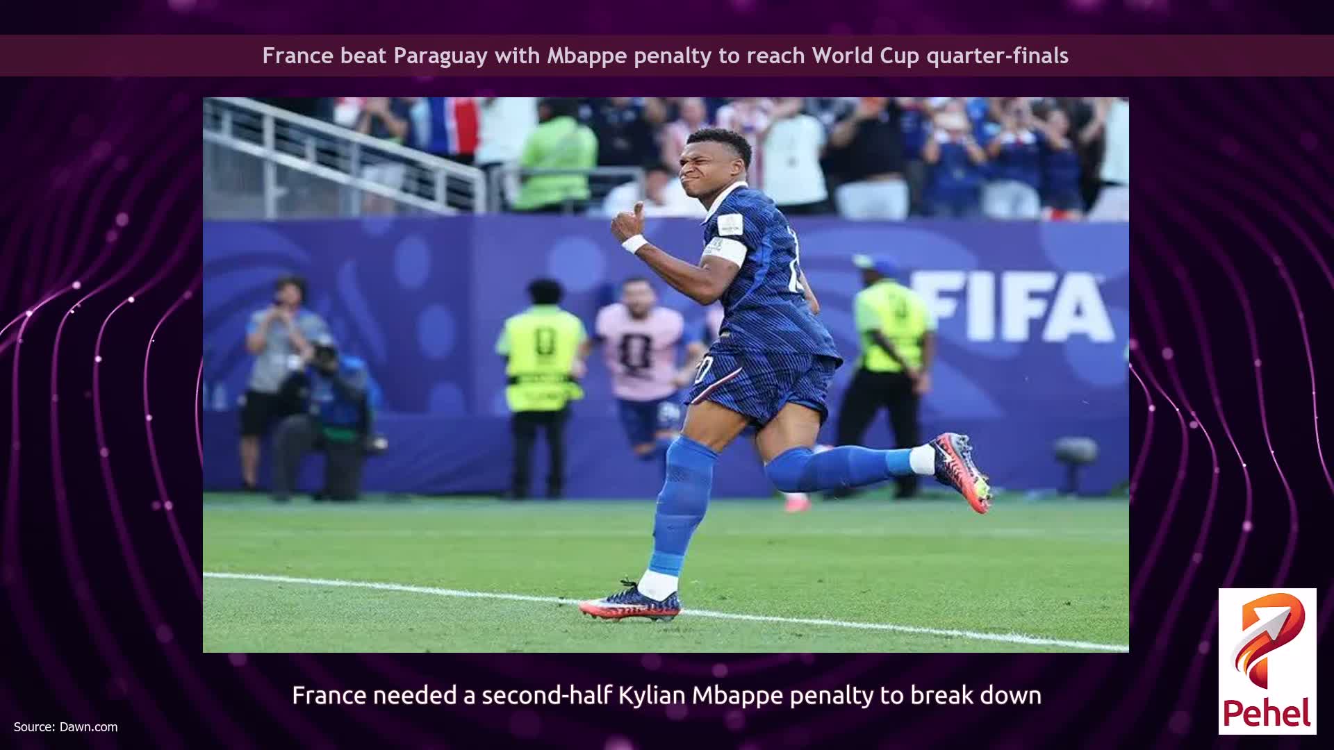 France beat Paraguay with Mbappe penalty to reach World Cup quarter-finals
