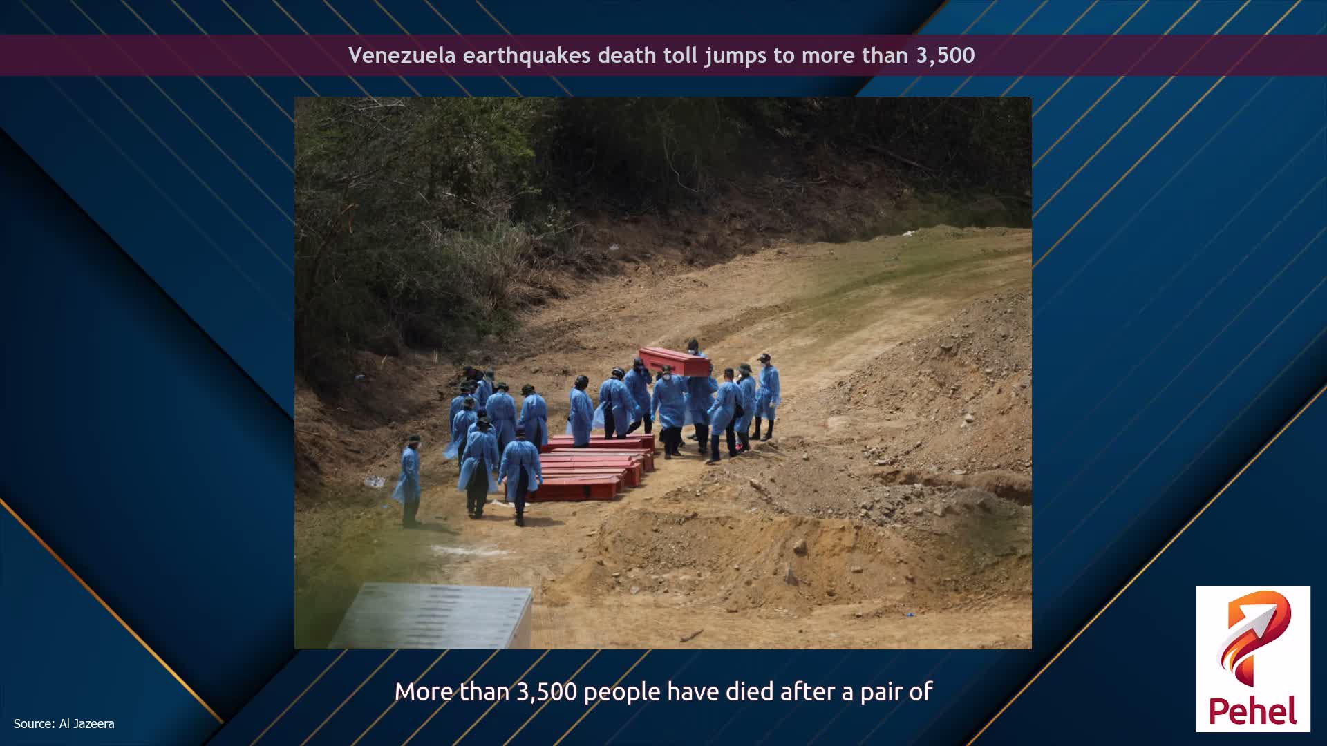 Venezuela earthquakes death toll jumps to more than 3,500