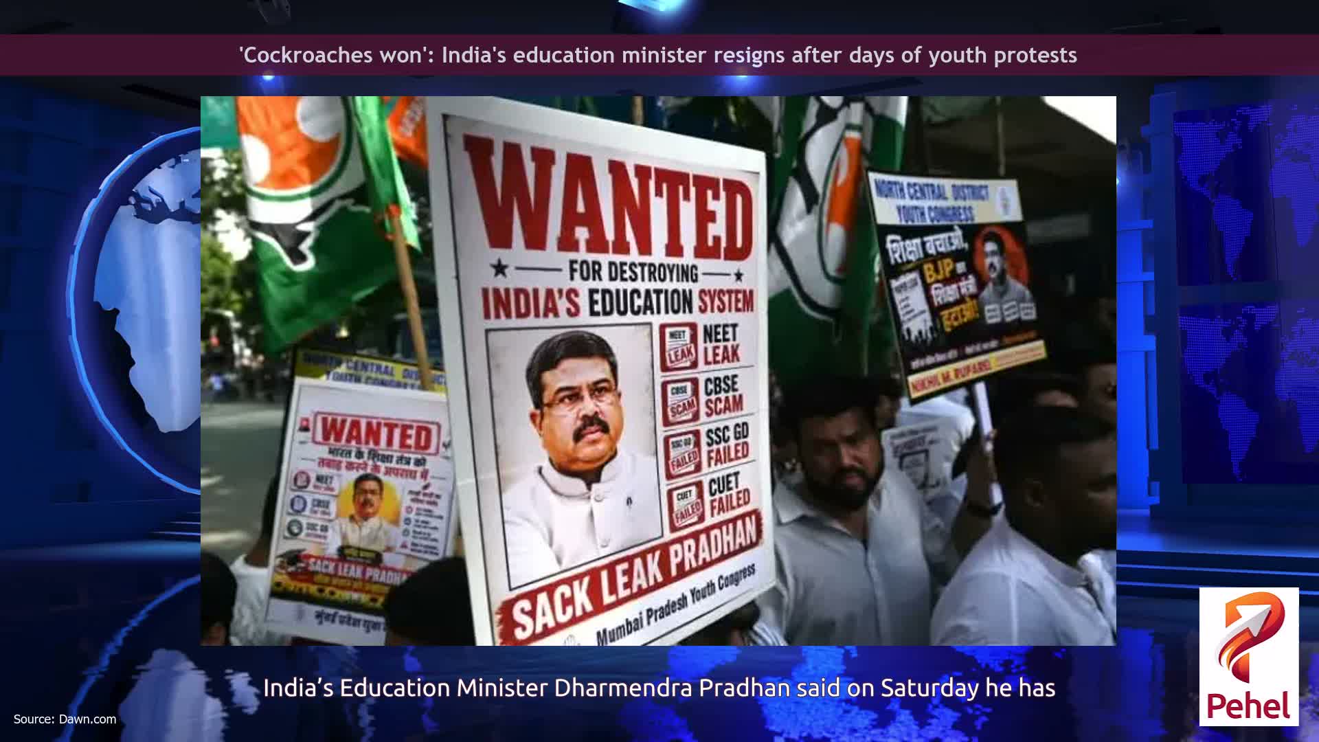 'Cockroaches won': India's education minister resigns after days of youth protests