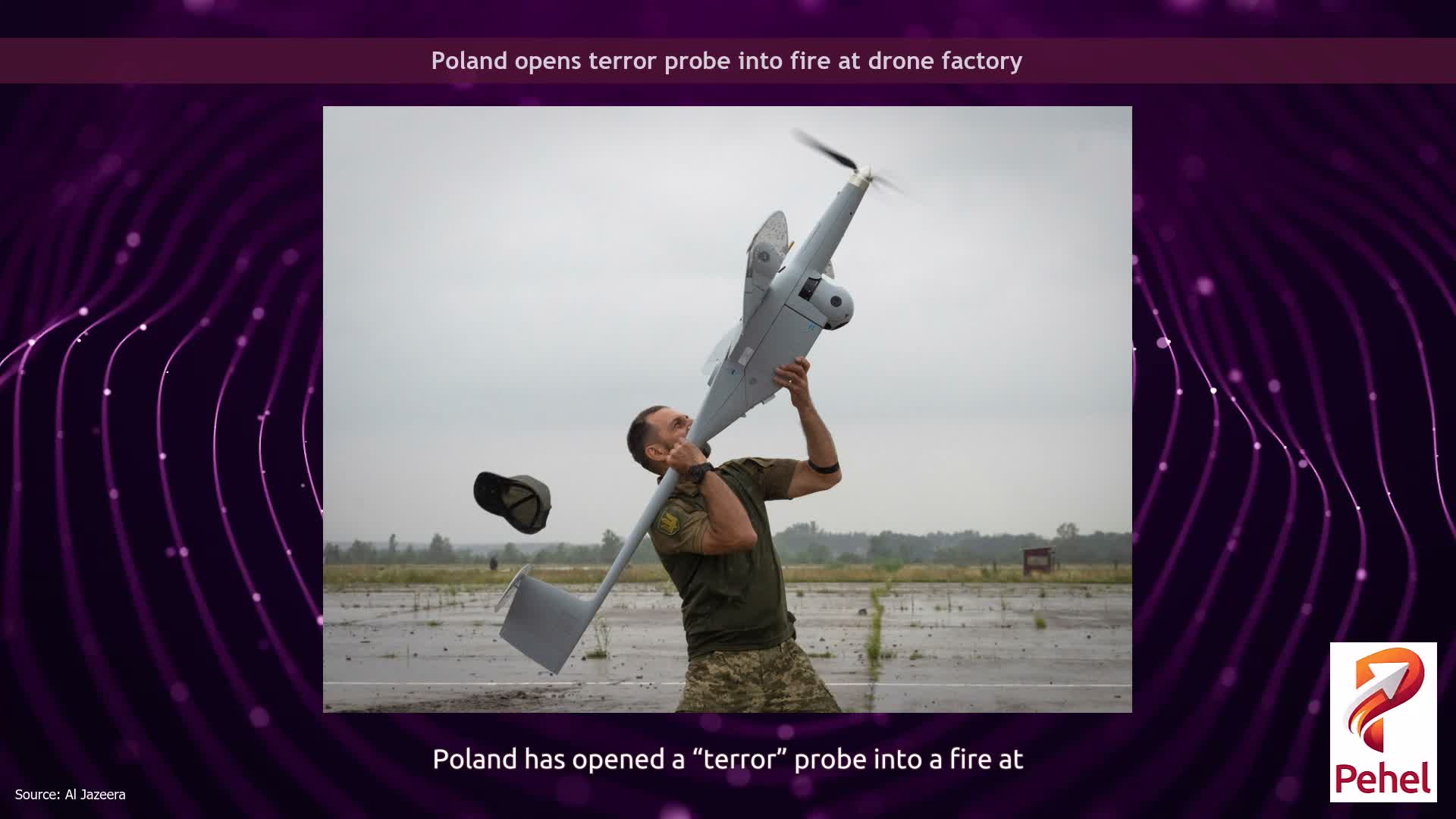 Poland opens terror probe into fire at drone factory