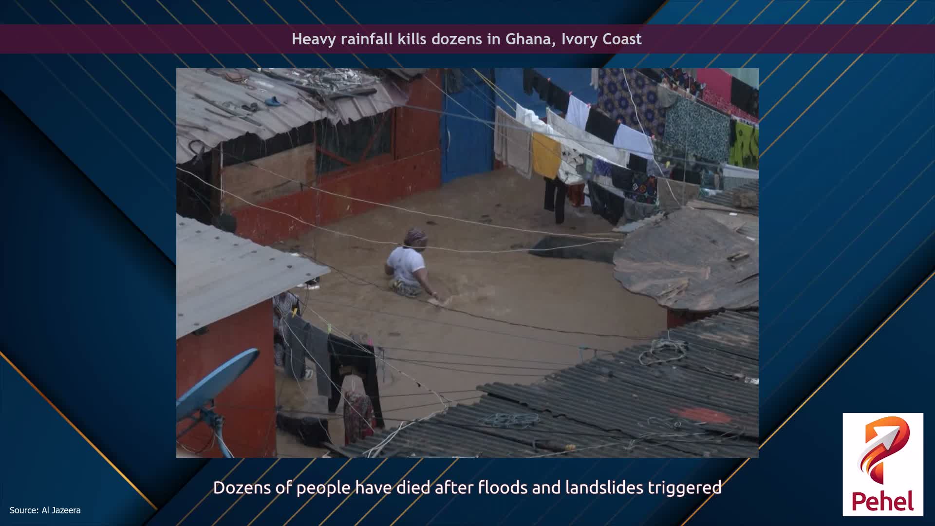 Heavy rainfall kills dozens in Ghana, Ivory Coast