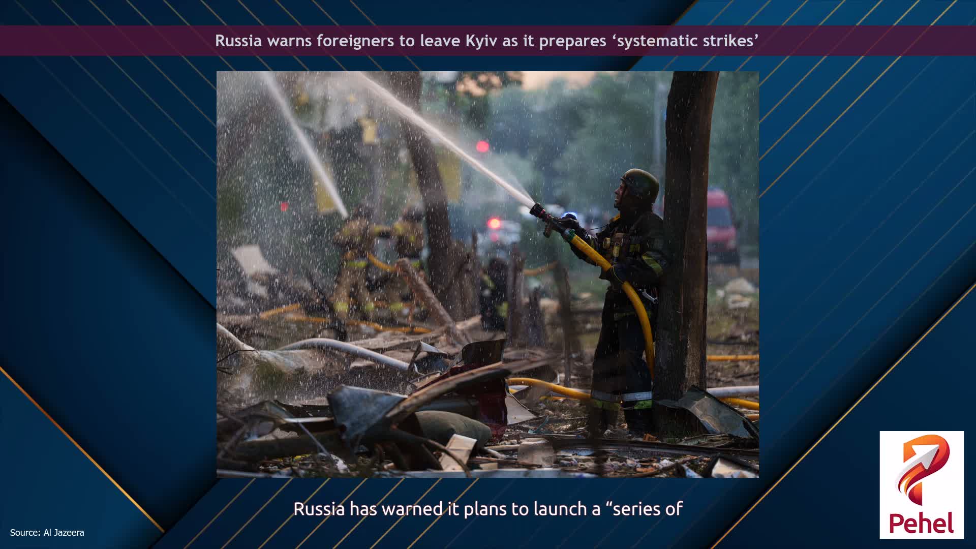 Russia warns foreigners to leave Kyiv as it prepares ‘systematic strikes’