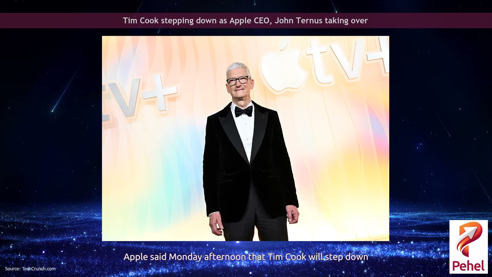 Tim Cook stepping down as Apple CEO, John Ternus taking over