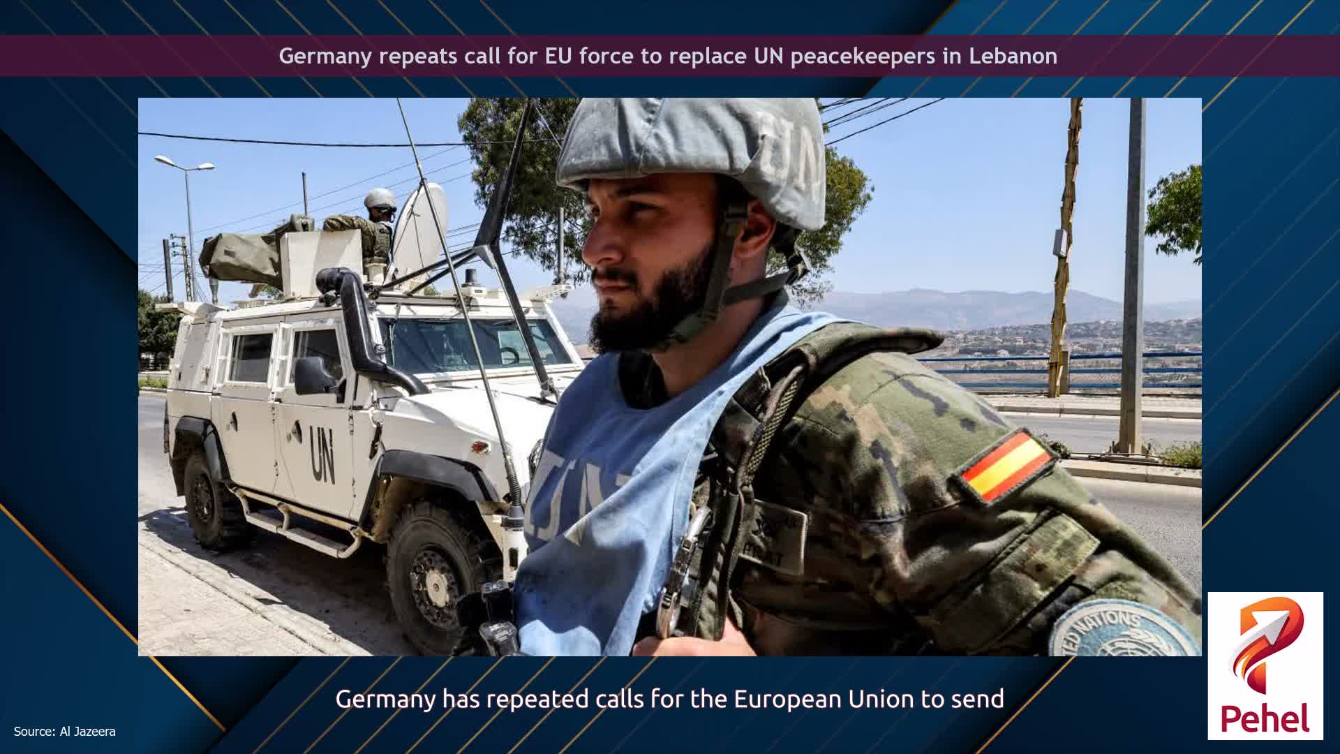 Germany repeats call for EU force to replace UN peacekeepers in Lebanon