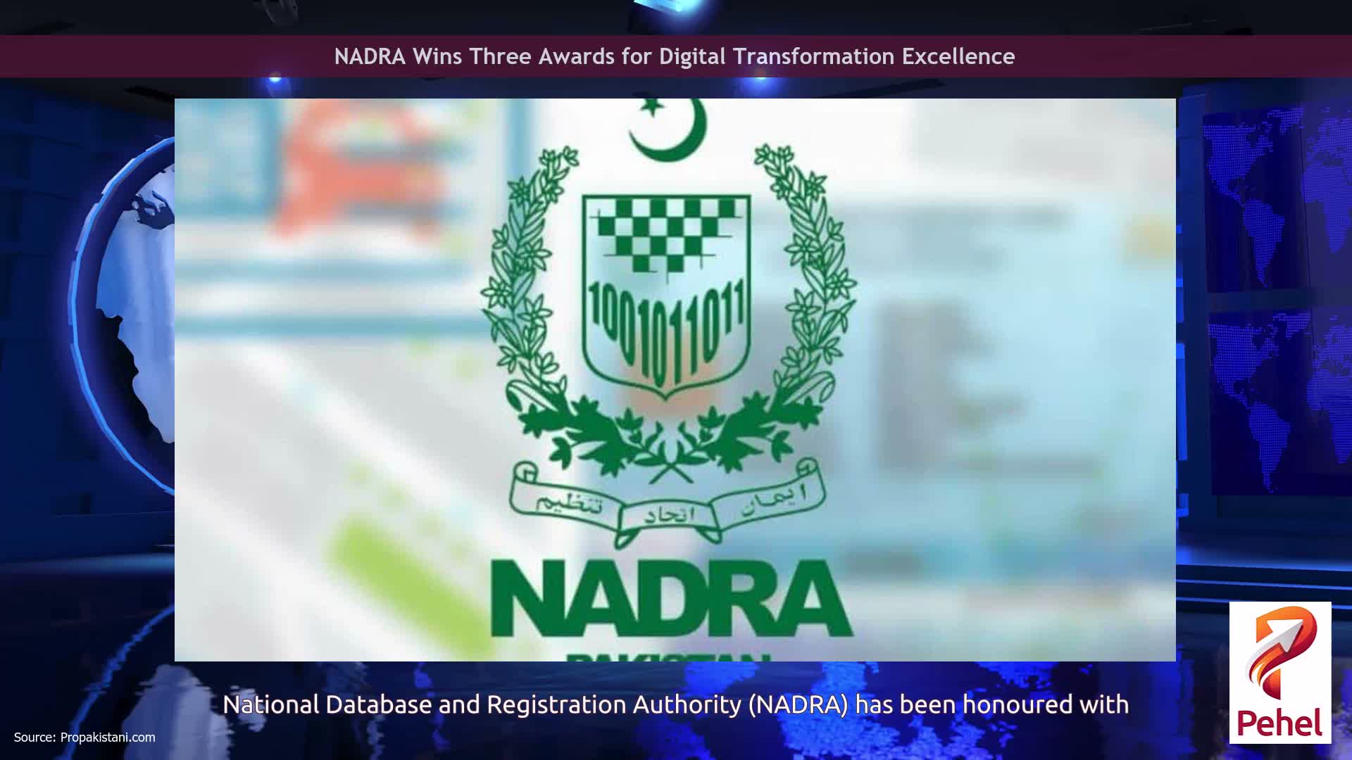 NADRA Wins Three Awards for Digital Transformation Excellence