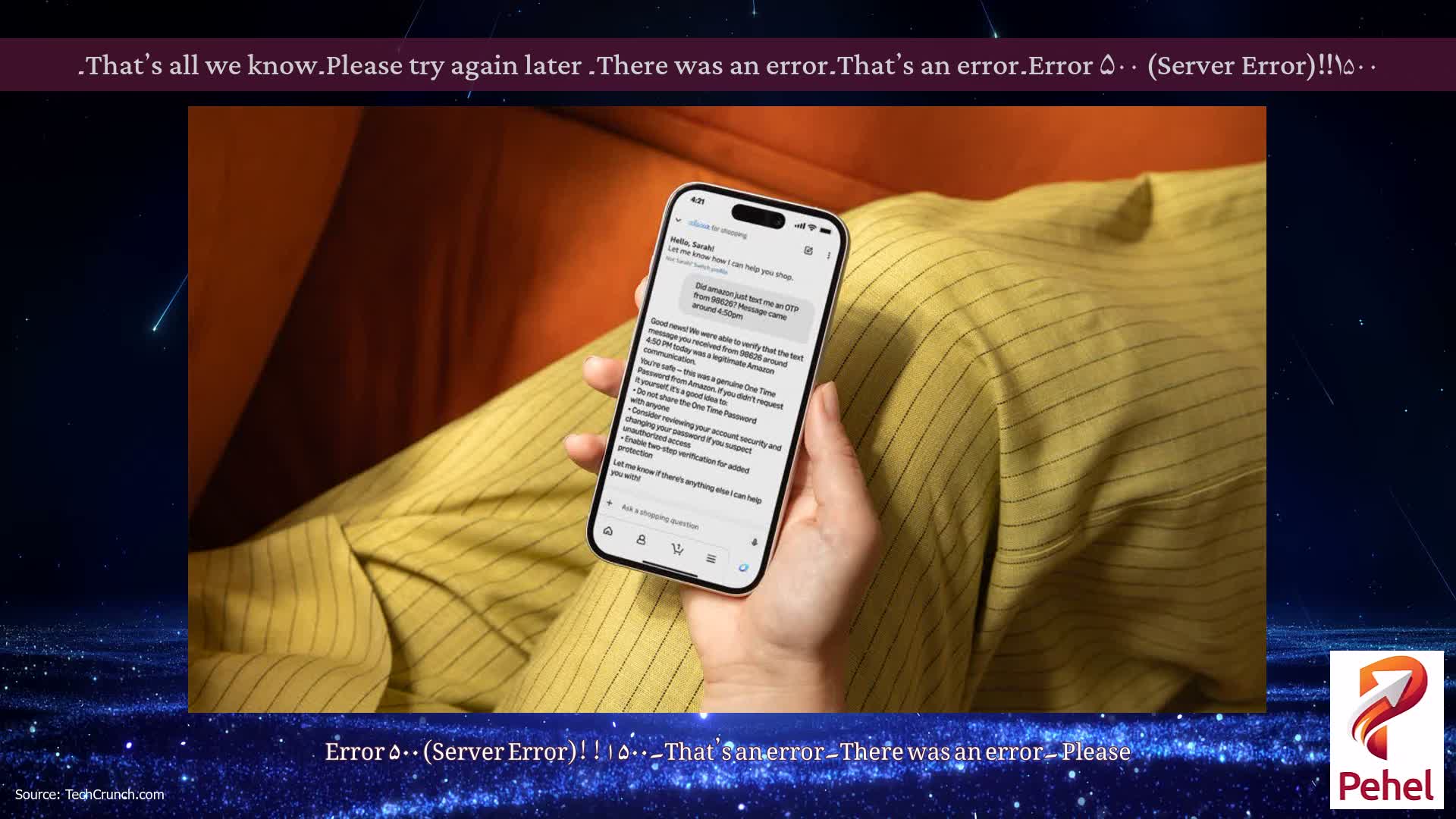 Error ۵۰۰ (Server Error)!!۱۵۰۰۔That’s an error۔There was an error۔ Please try again later۔That’s all we know۔