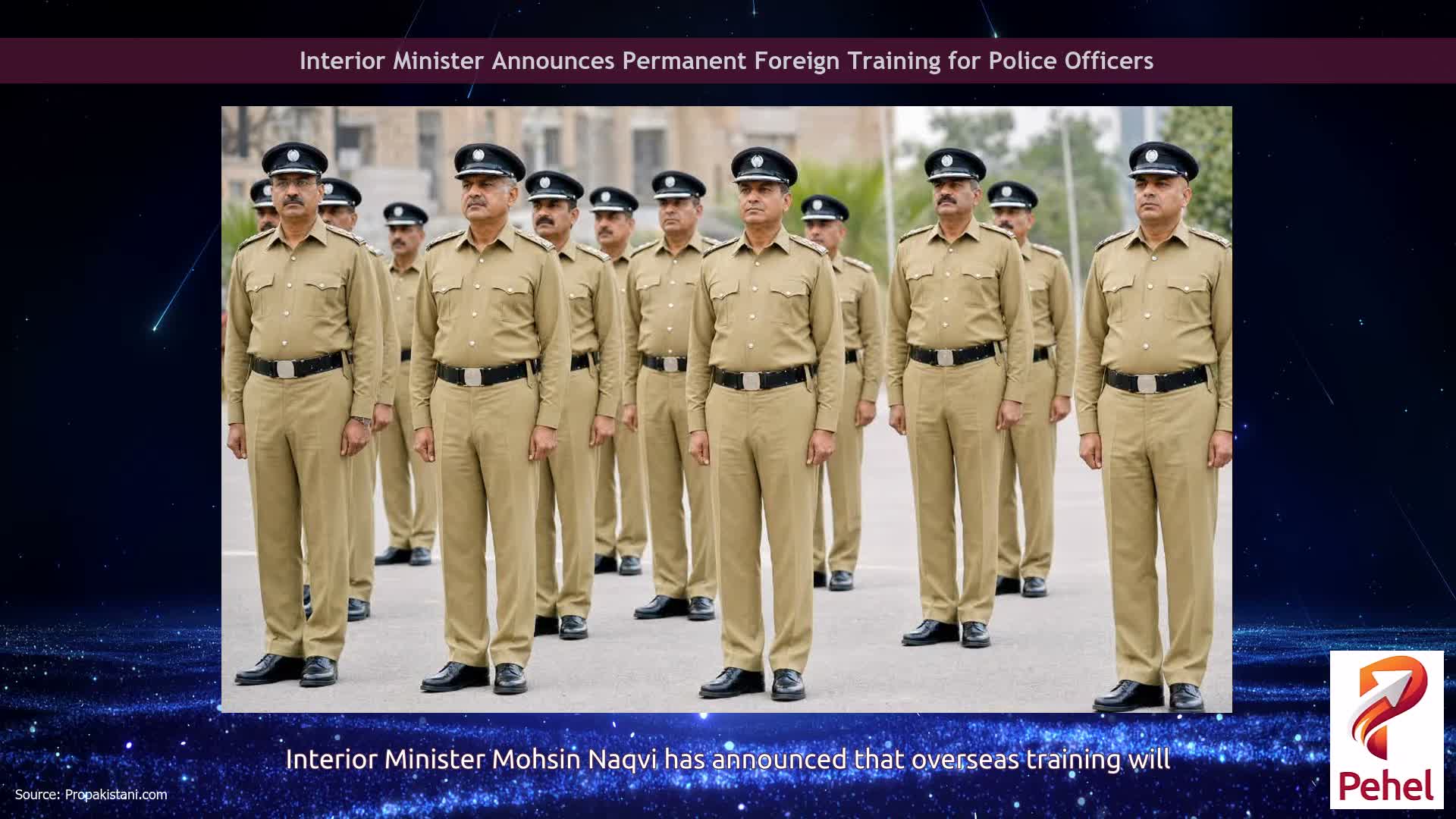 Interior Minister Announces Permanent Foreign Training for Police Officers
