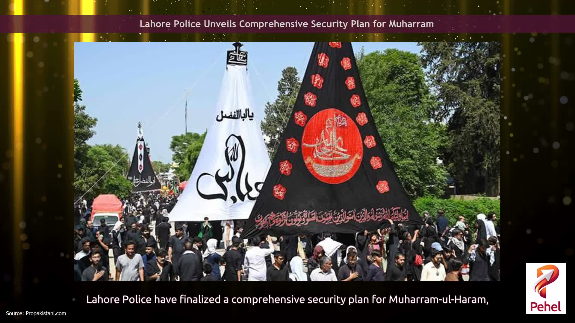 Lahore Police Unveils Comprehensive Security Plan for Muharram